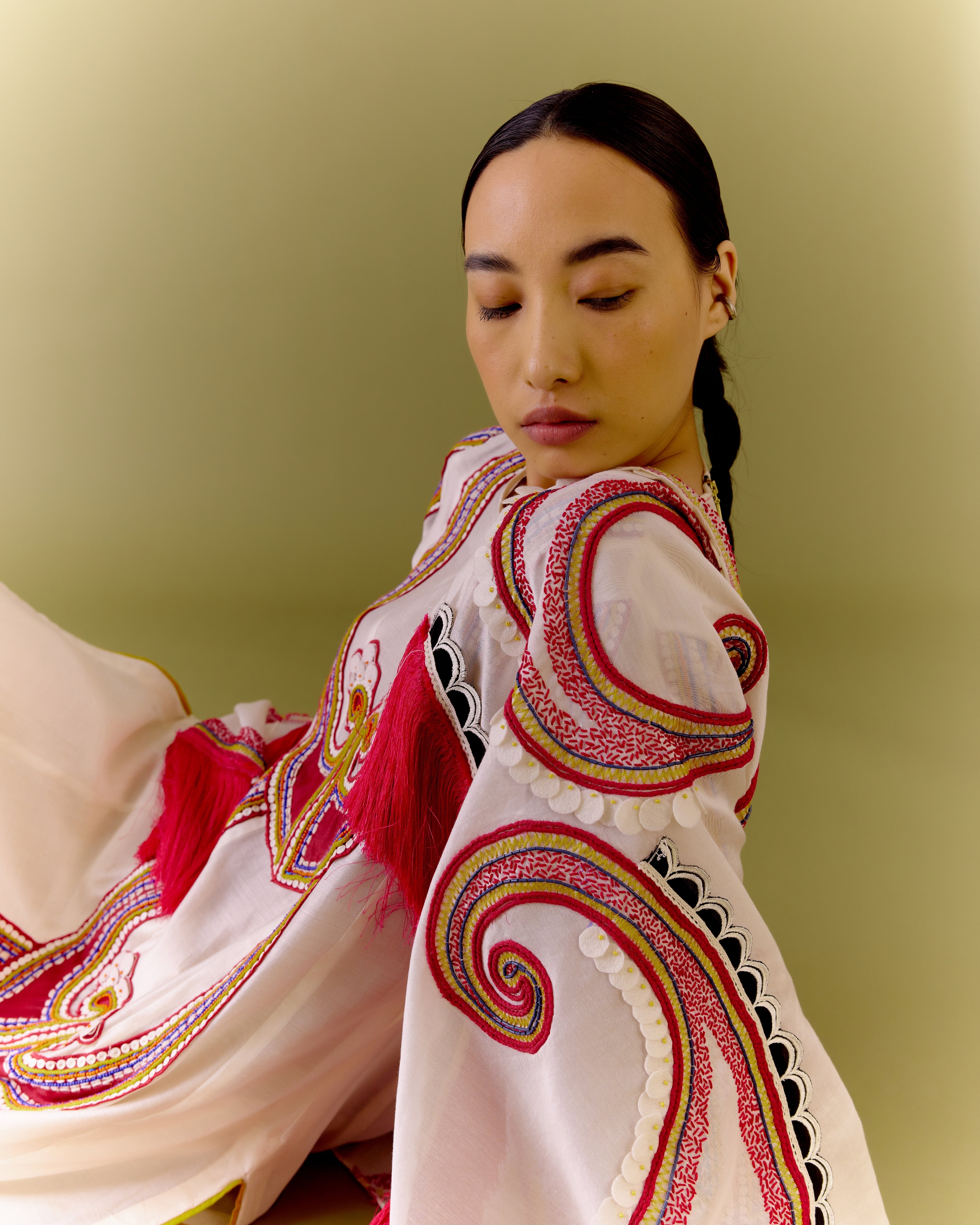 ENCHANTED IVORY KURTA