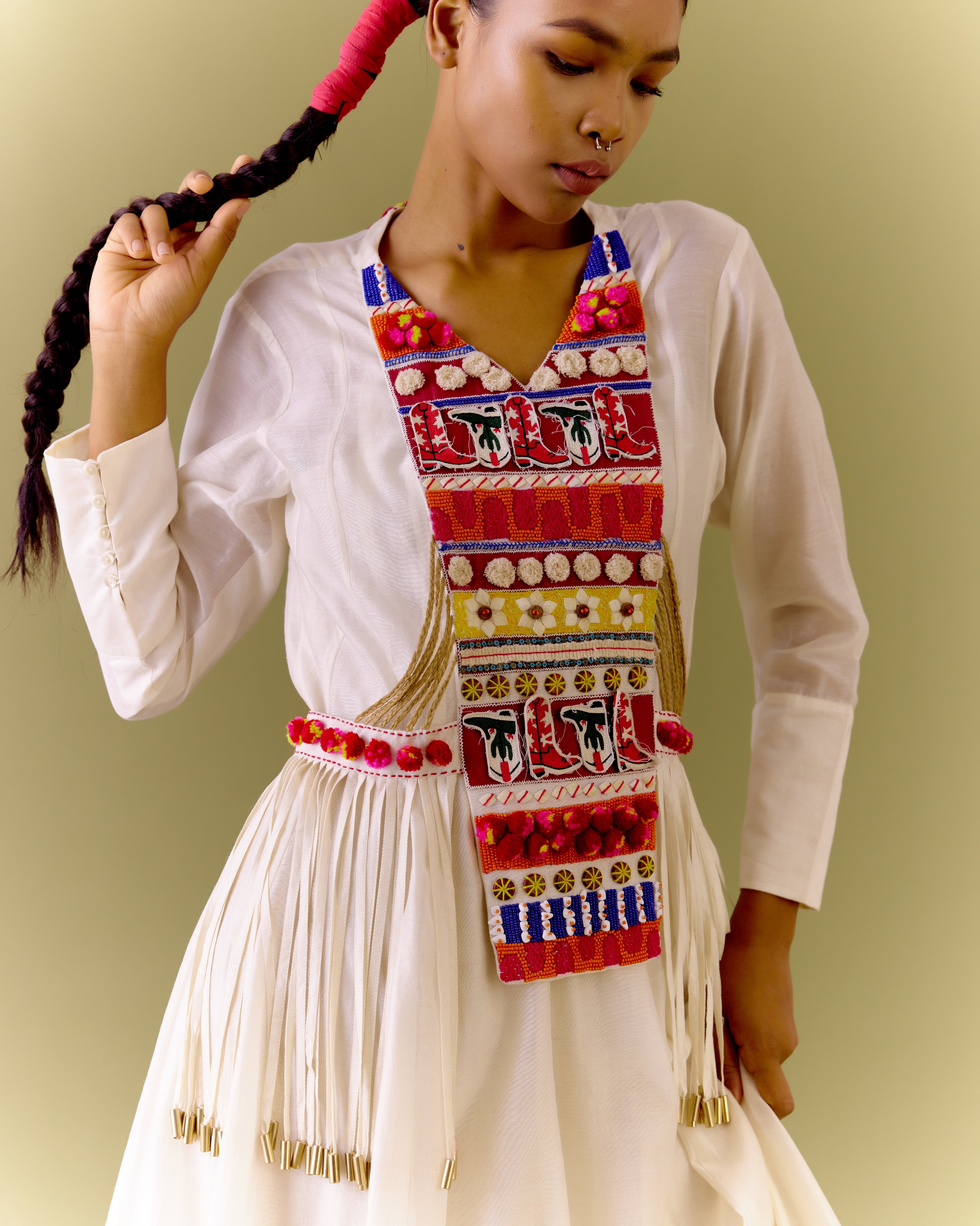 TRIBE KALIDAR IVORY SET