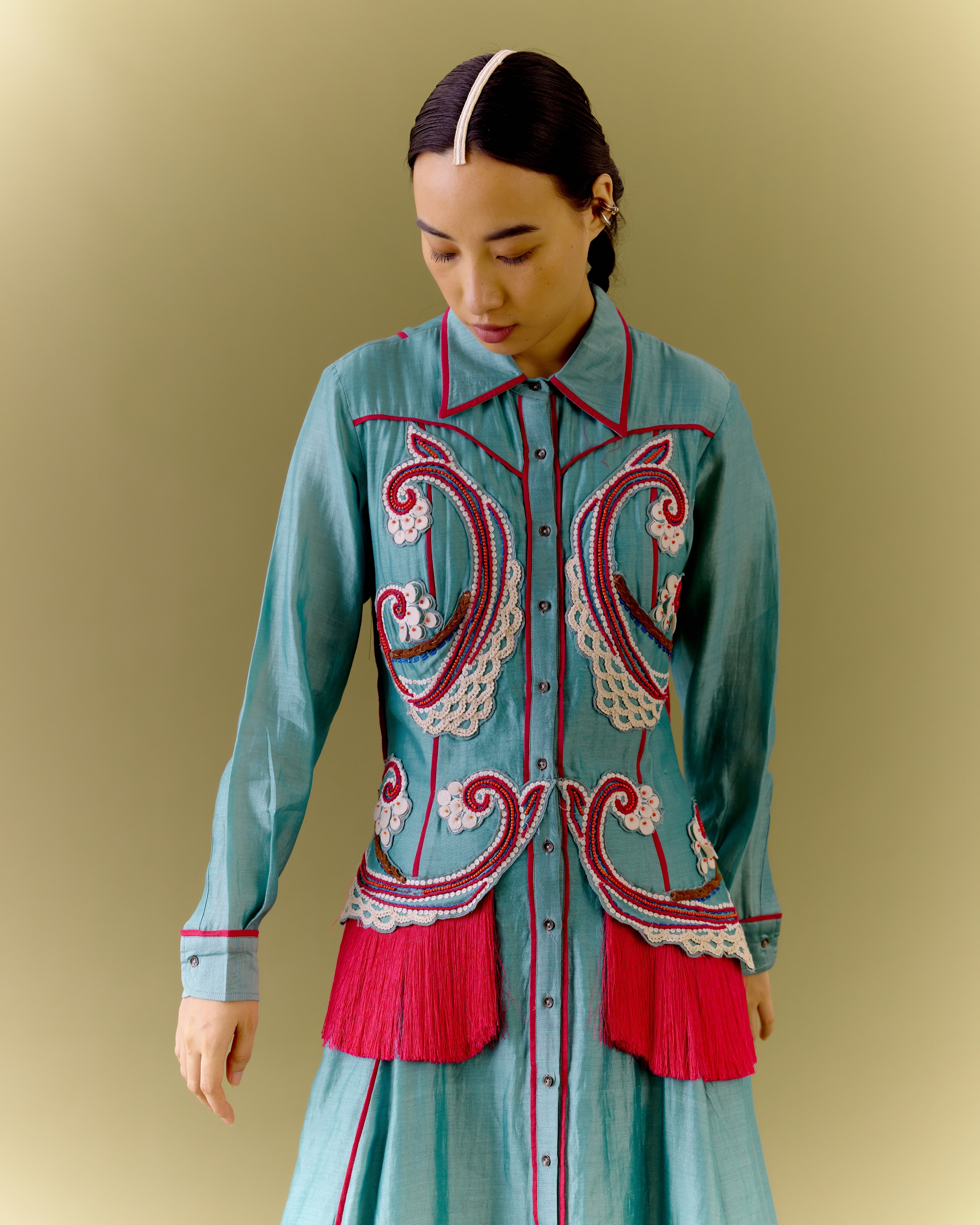 PARADISE SAGE DRESS