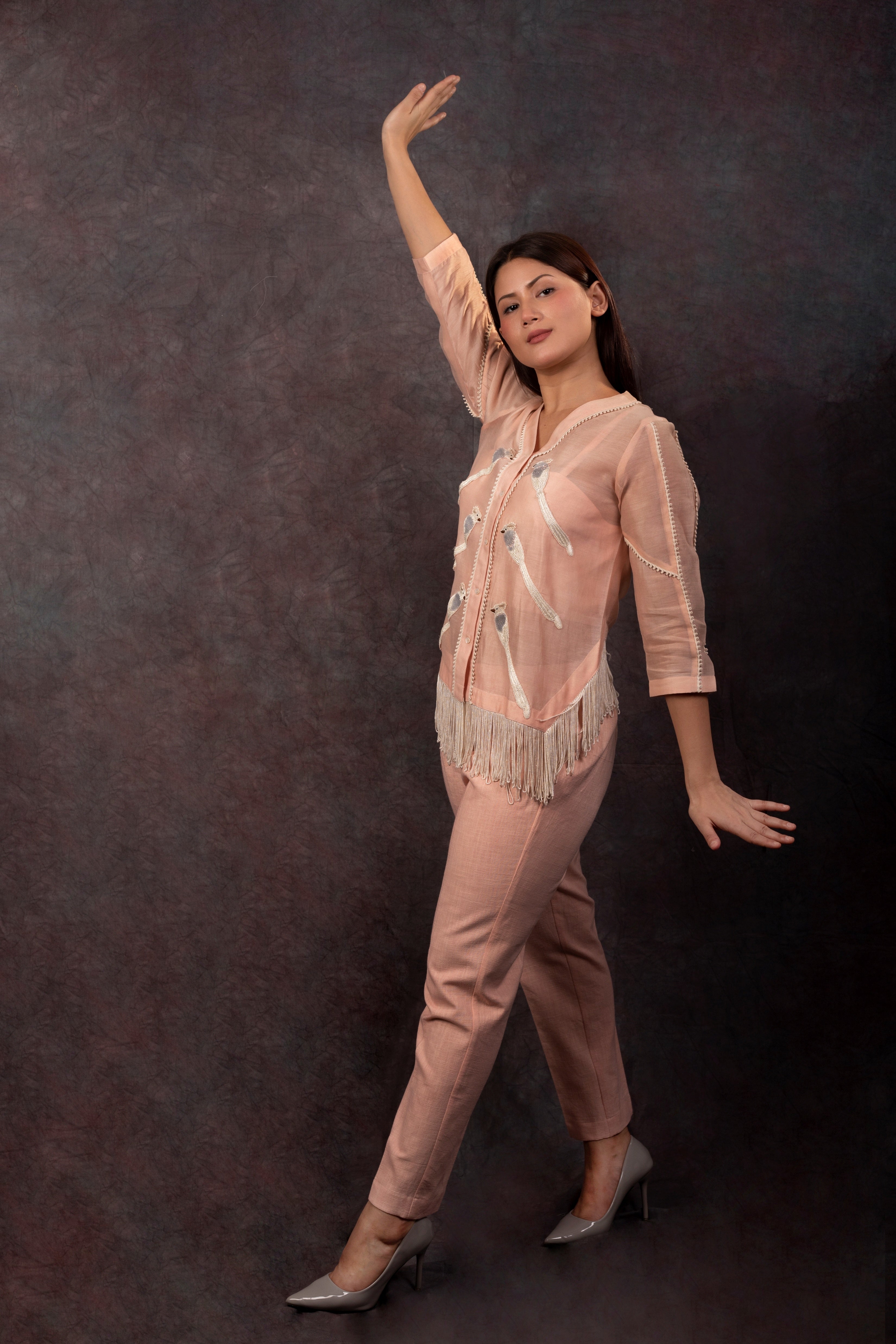 BIRD CO-ORD SET - BABY PINK