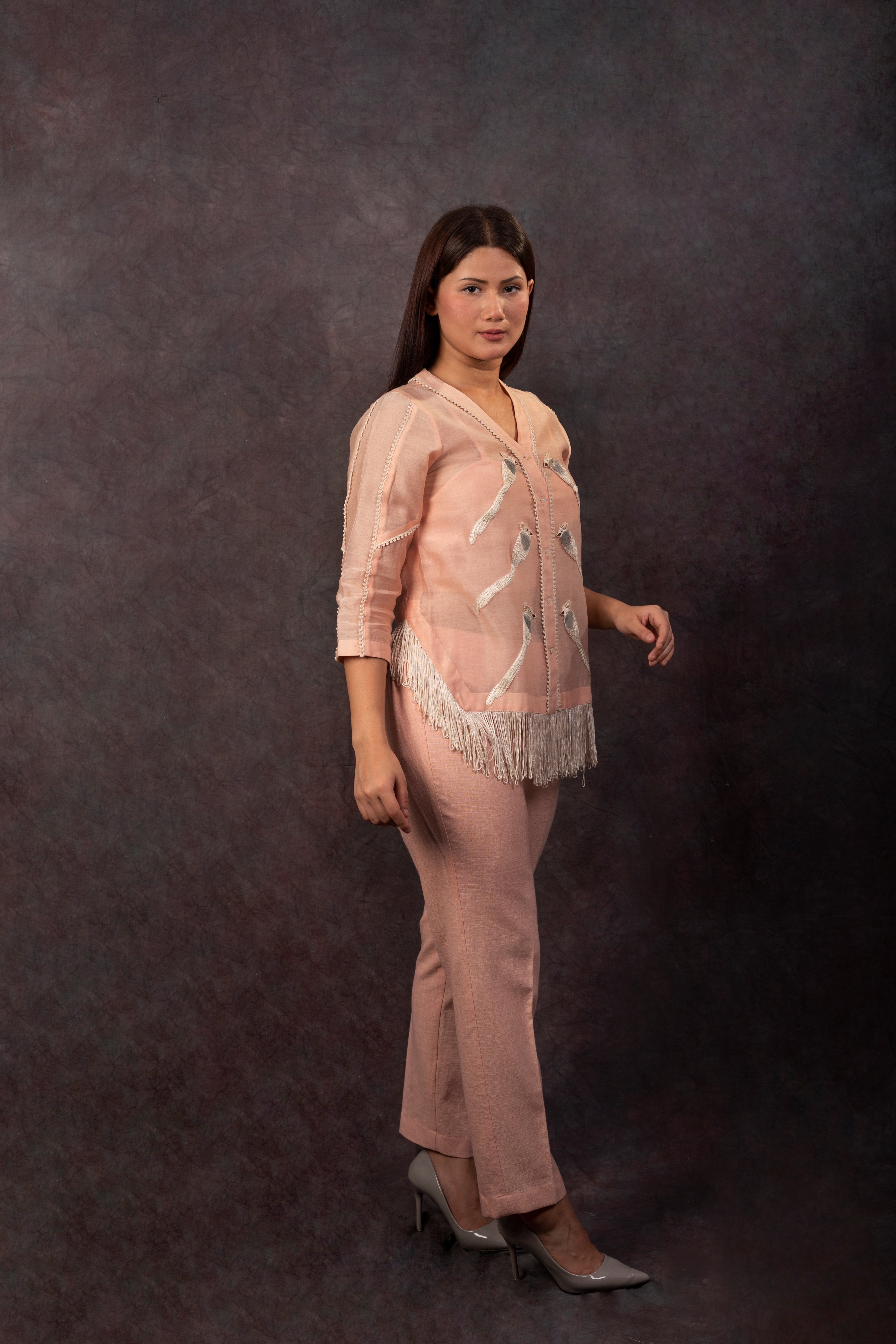 BIRD CO-ORD SET - BABY PINK