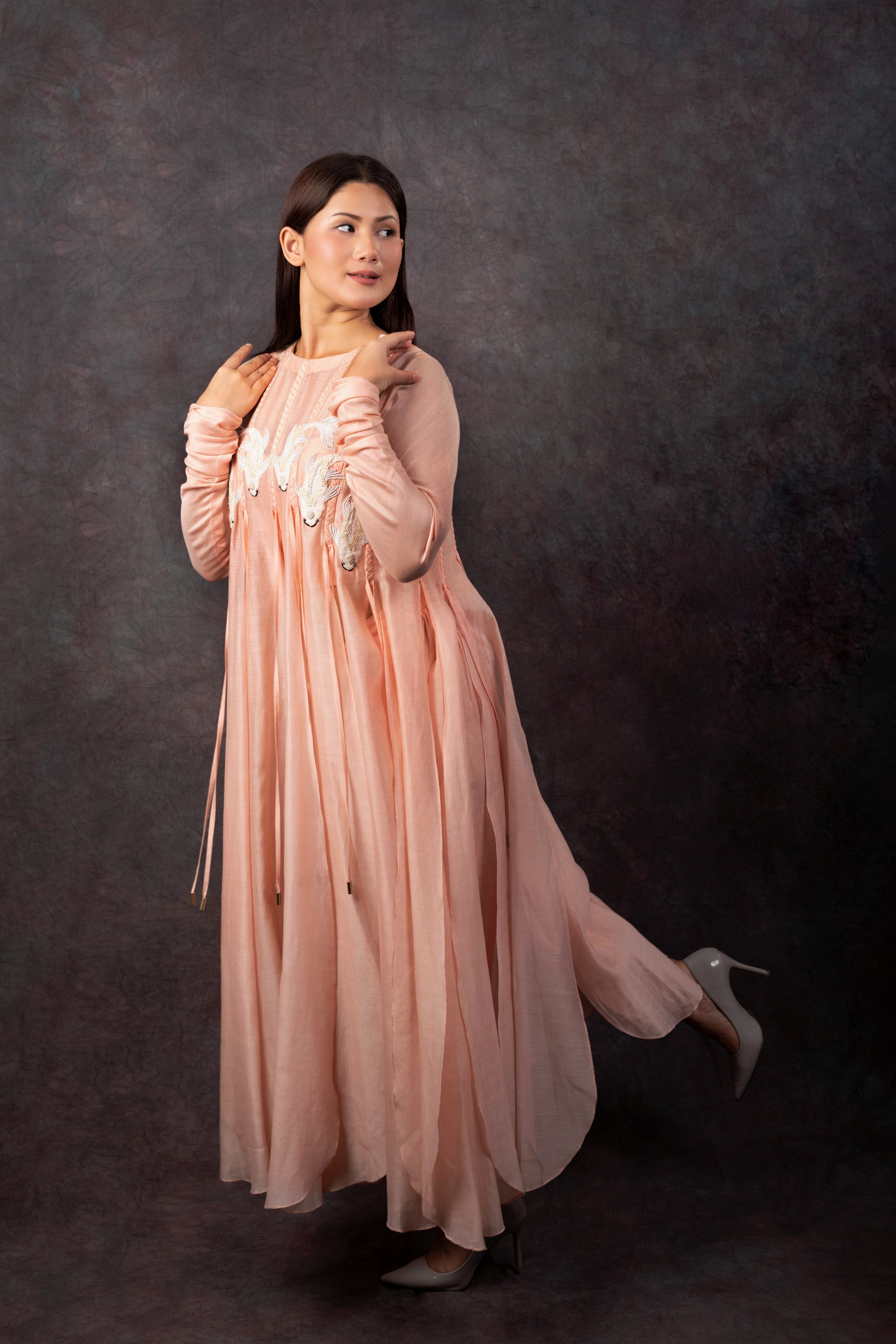 ARIEL FRINGE SET - BABYPINK