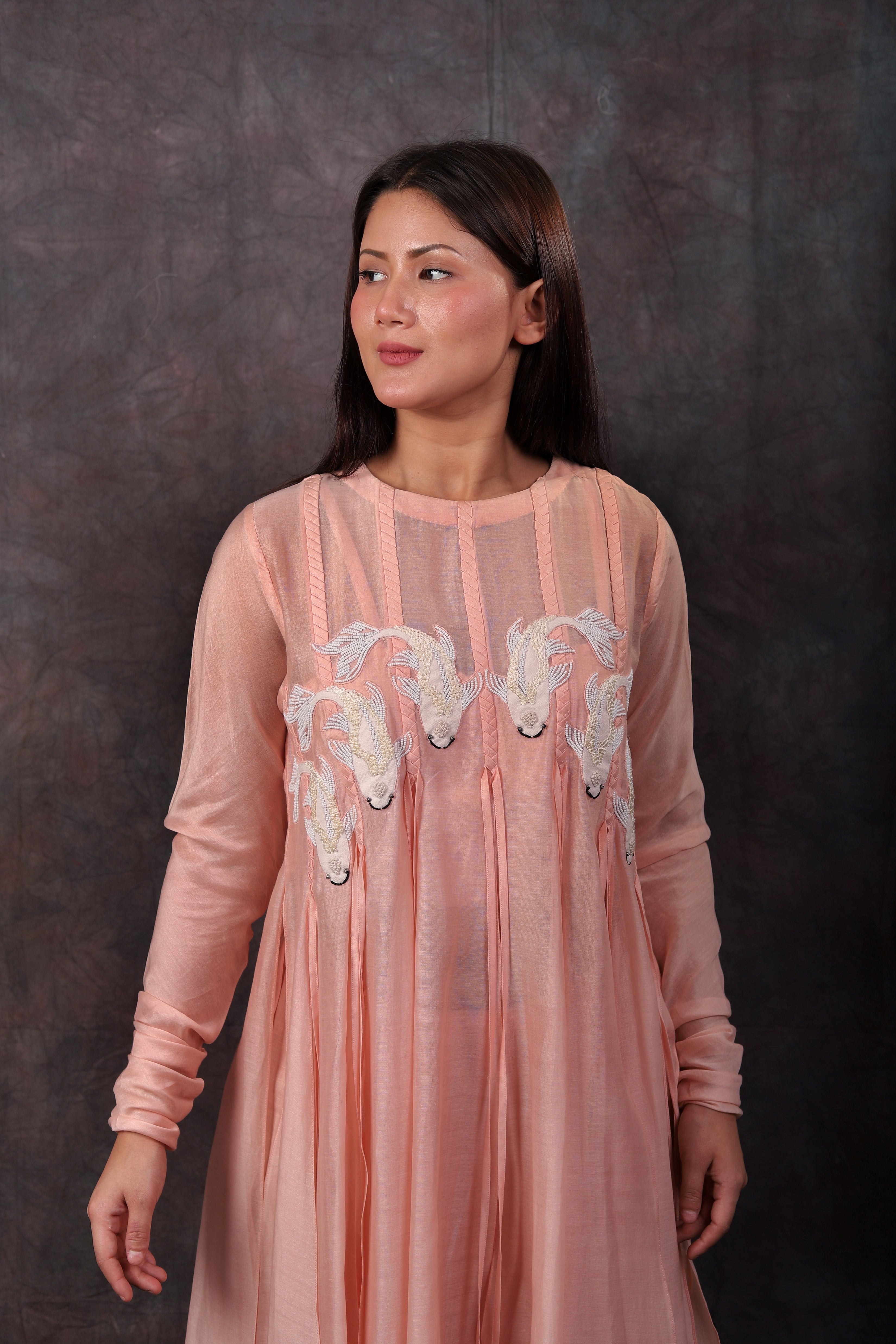 ARIEL FRINGE SET - BABYPINK
