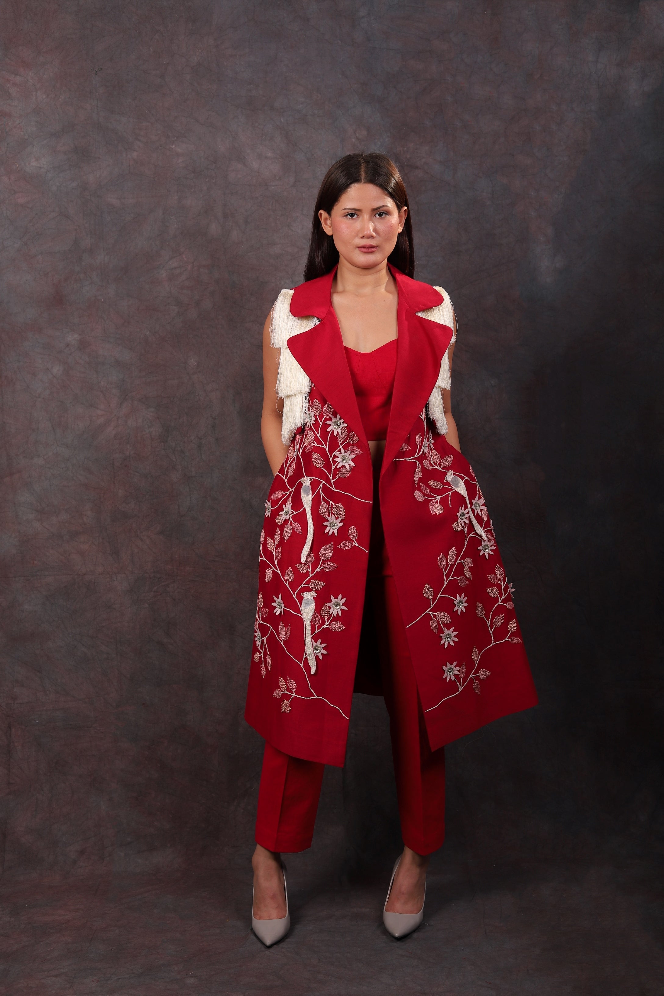 LONG FAGU SET - RED