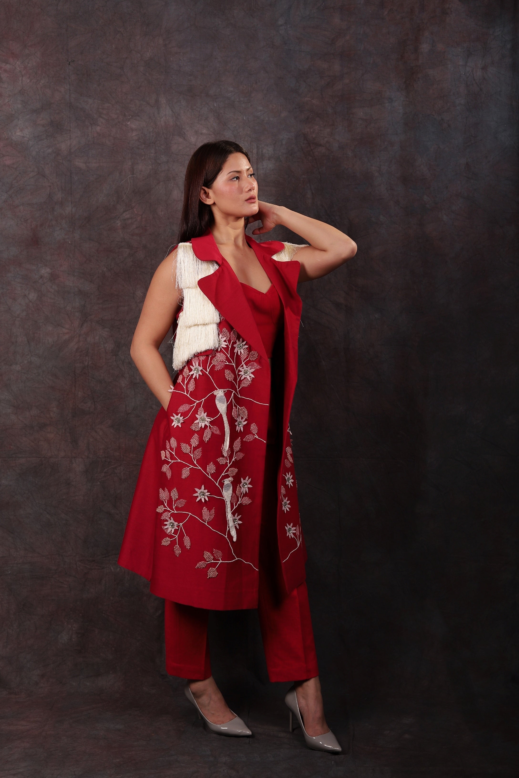 LONG FAGU SET - RED
