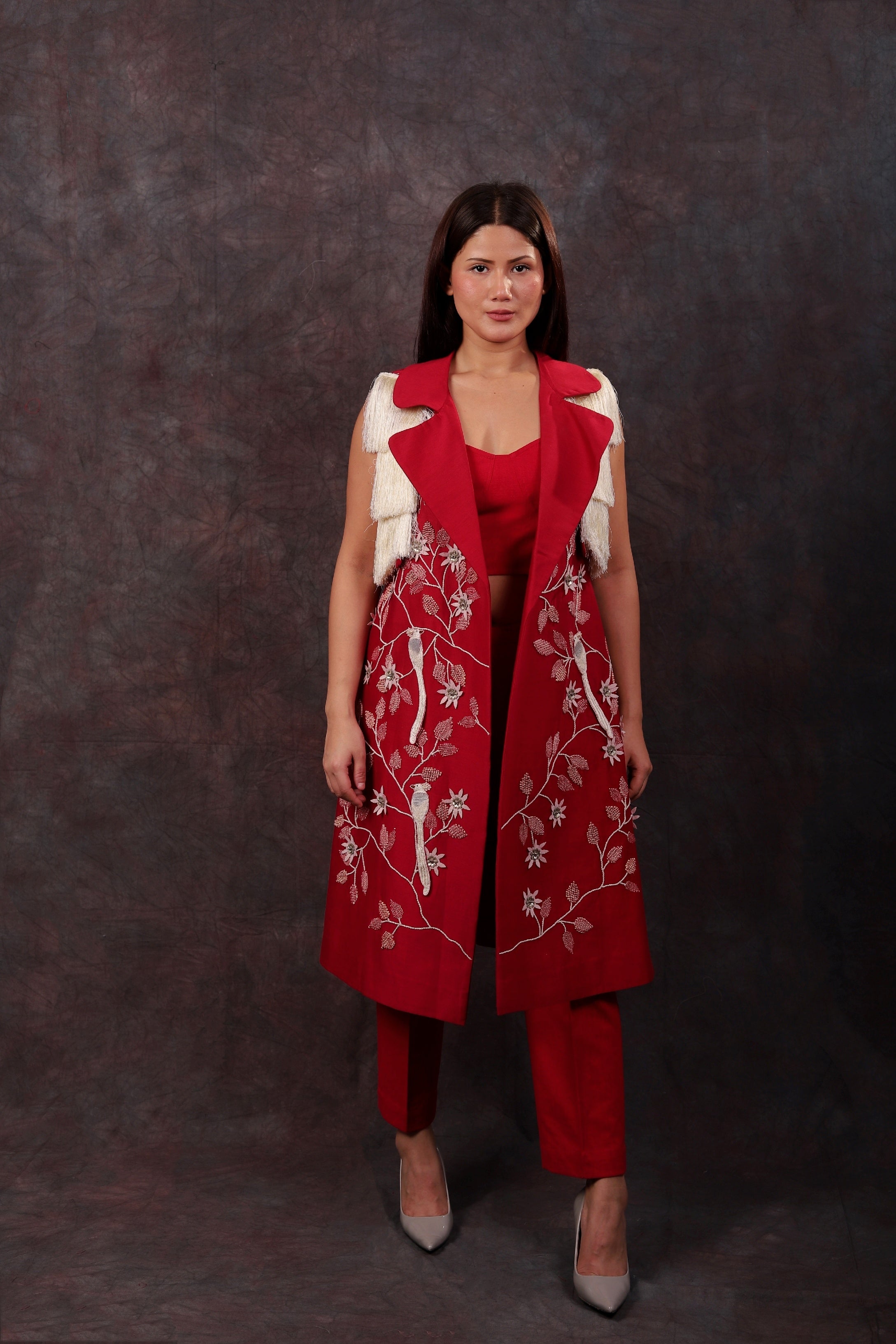 LONG FAGU SET - RED