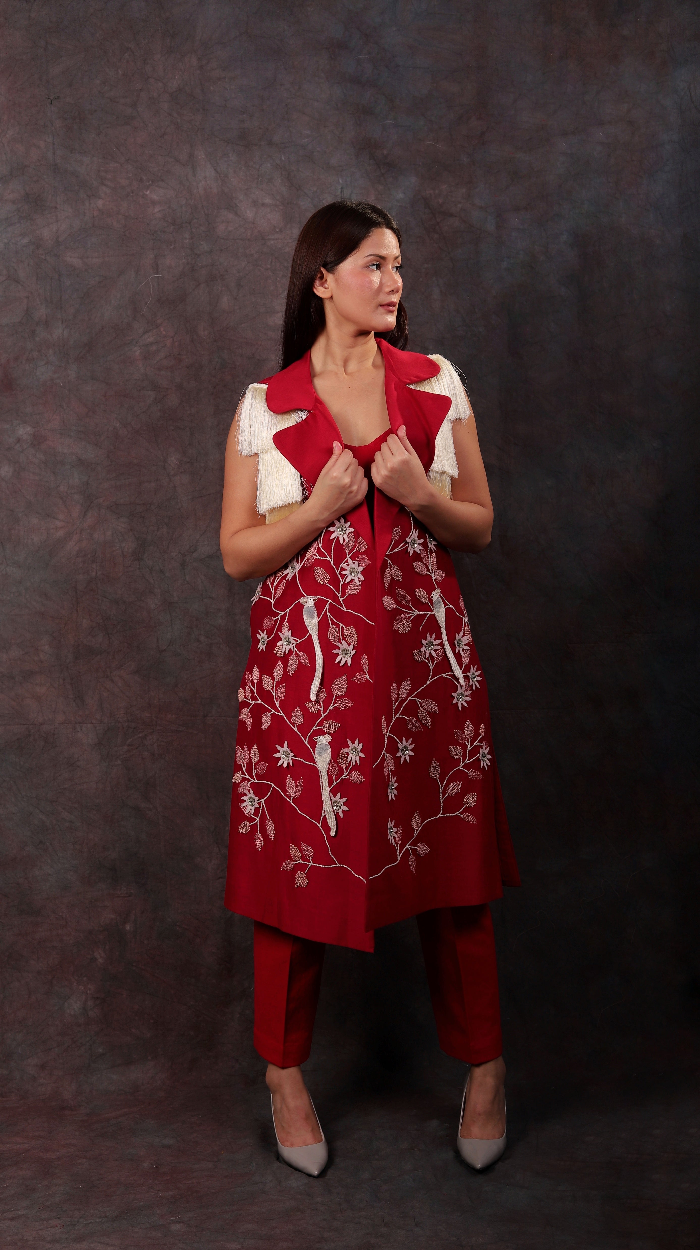 LONG FAGU SET - RED