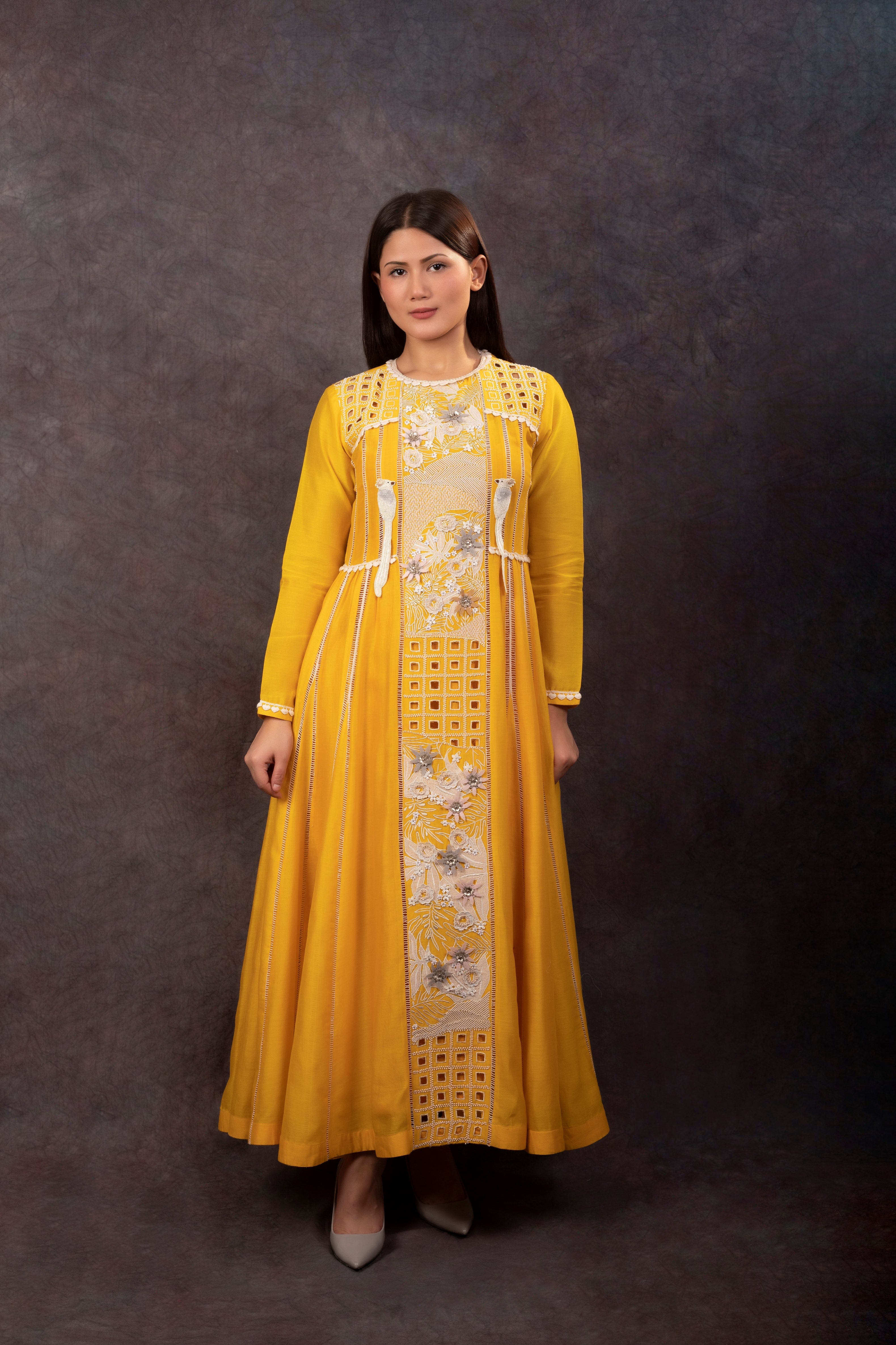 YELLOW NATURE DRESS