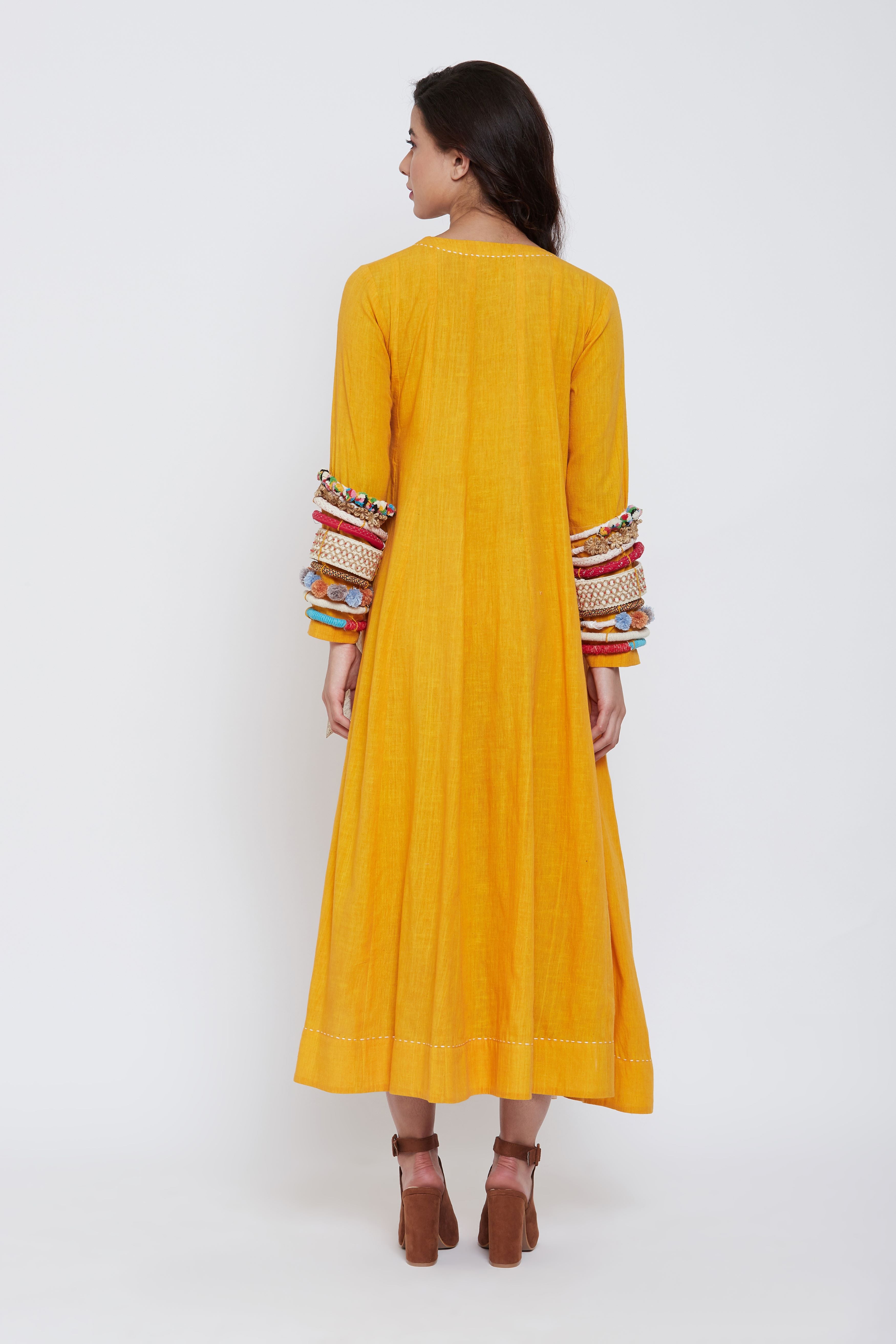 HAMZA TURMERIC DRESS