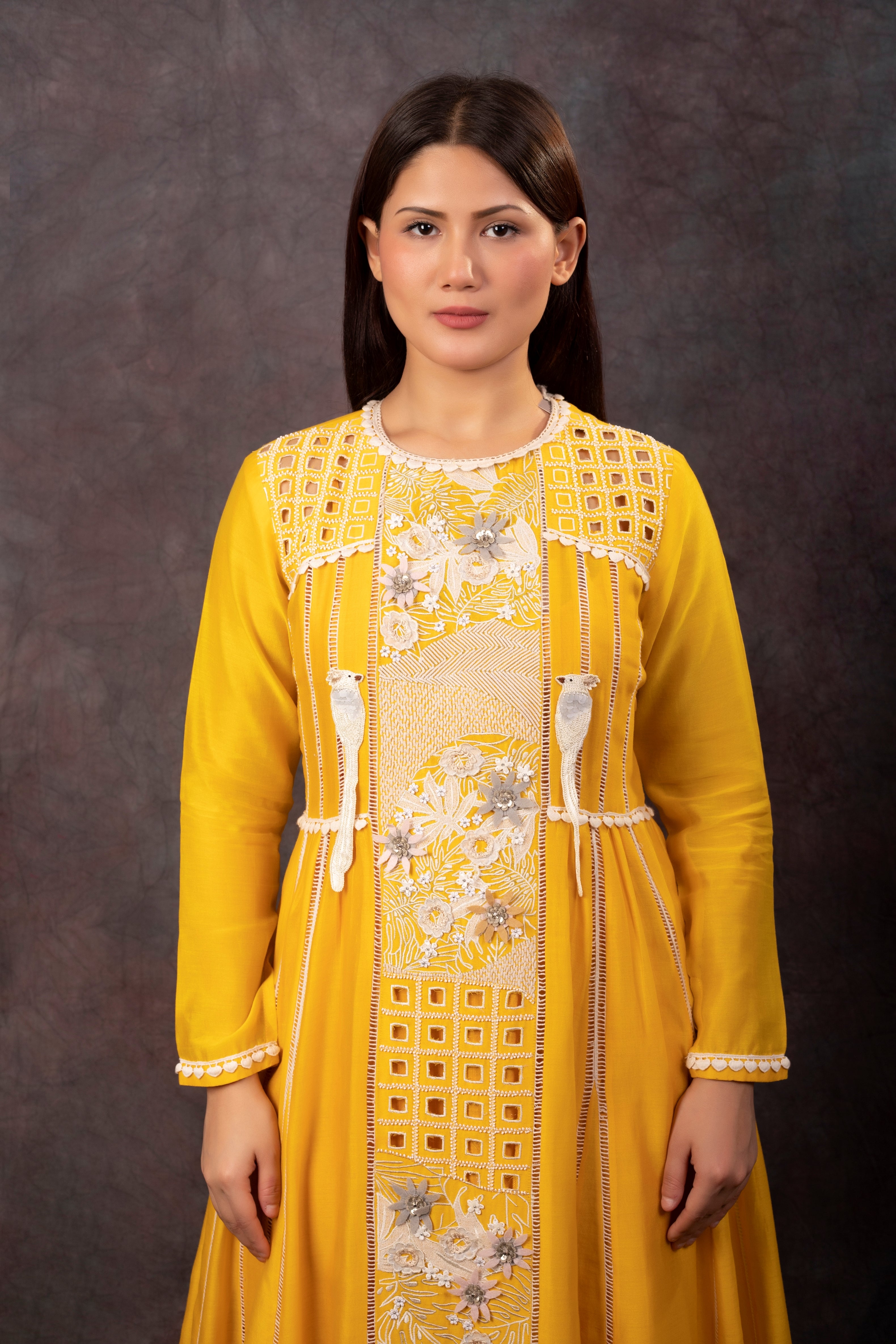 YELLOW NATURE DRESS