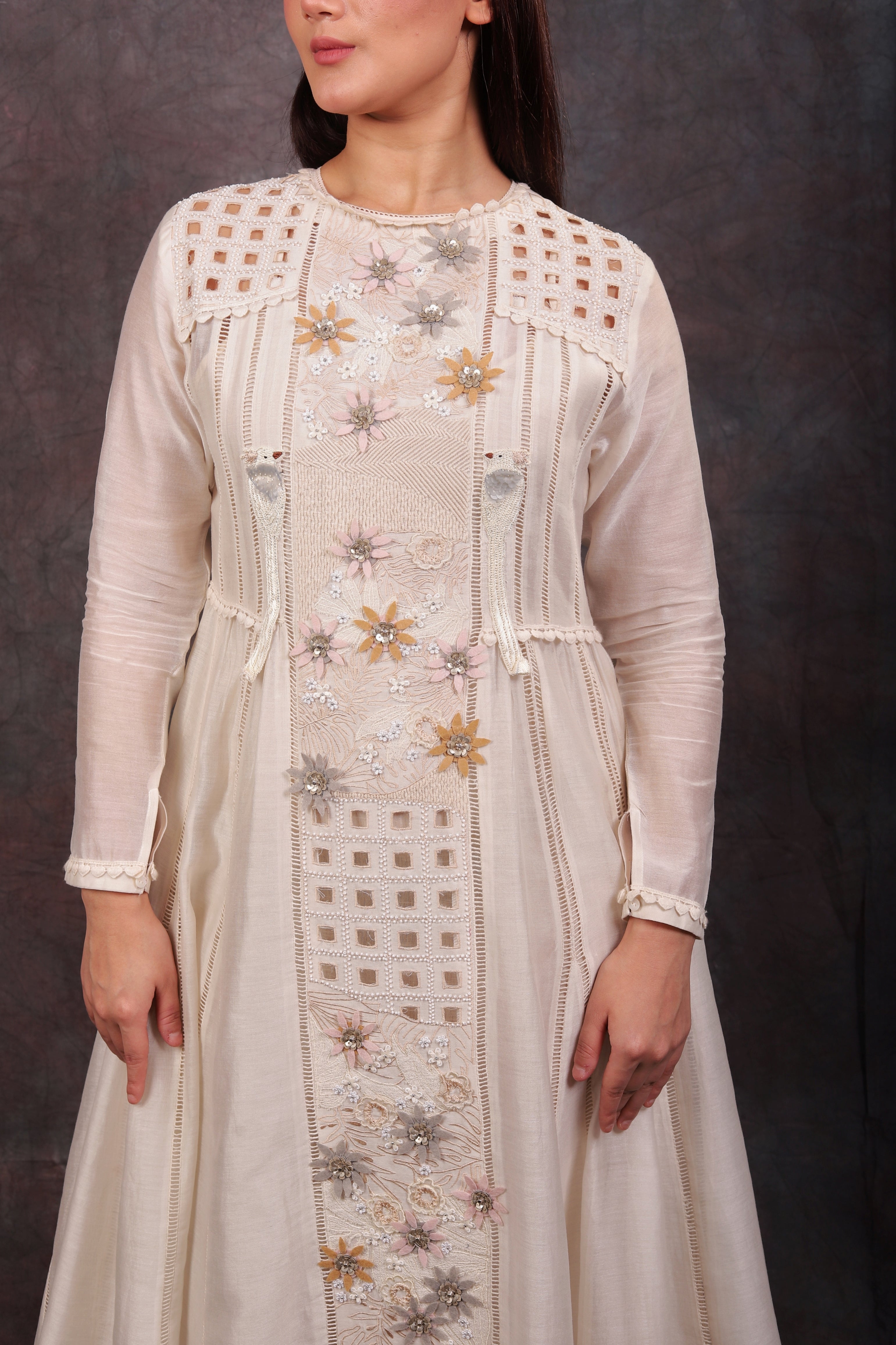 NATURE DRESS - IVORY