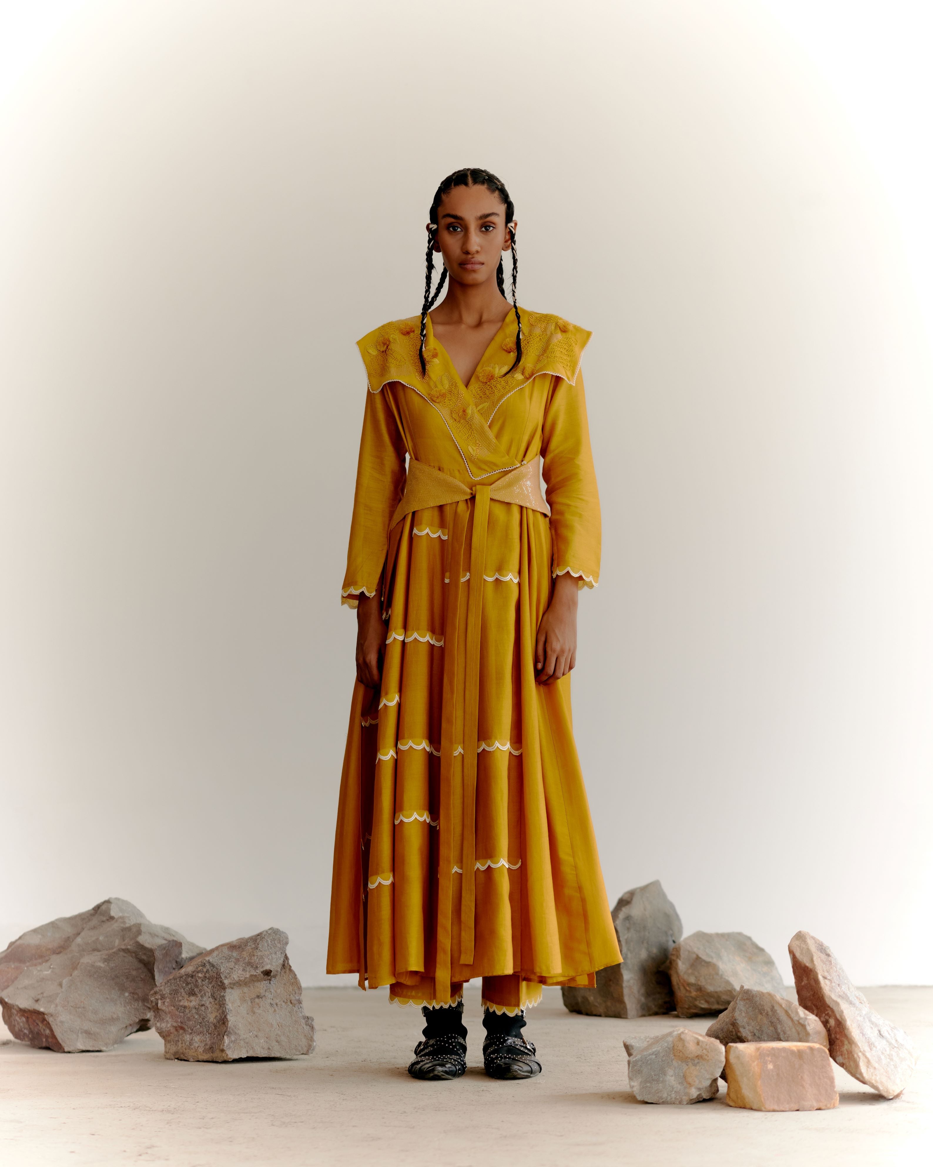 BAHAR TRENCH 2.0 - MUSTARD