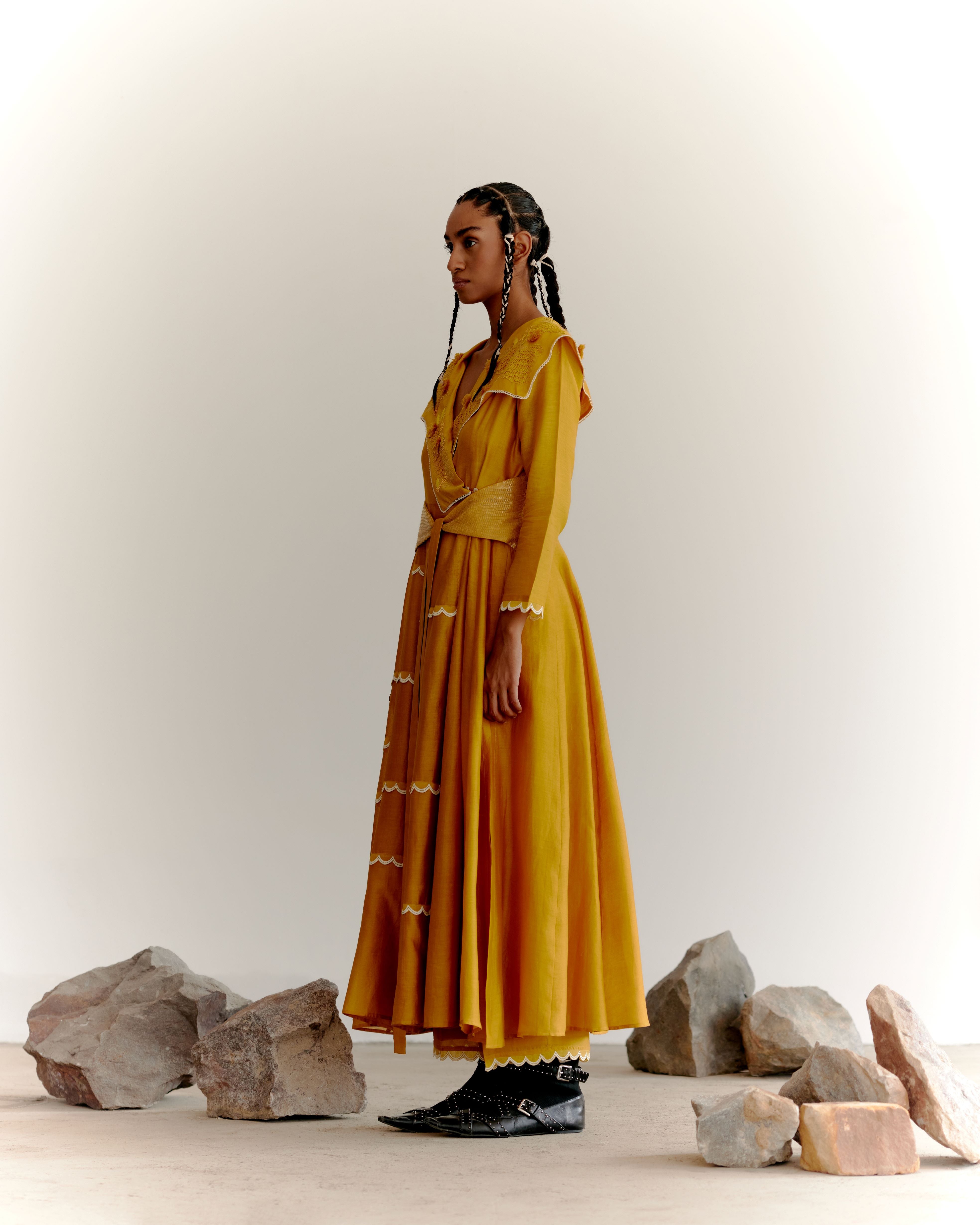 BAHAR TRENCH 2.0 - MUSTARD