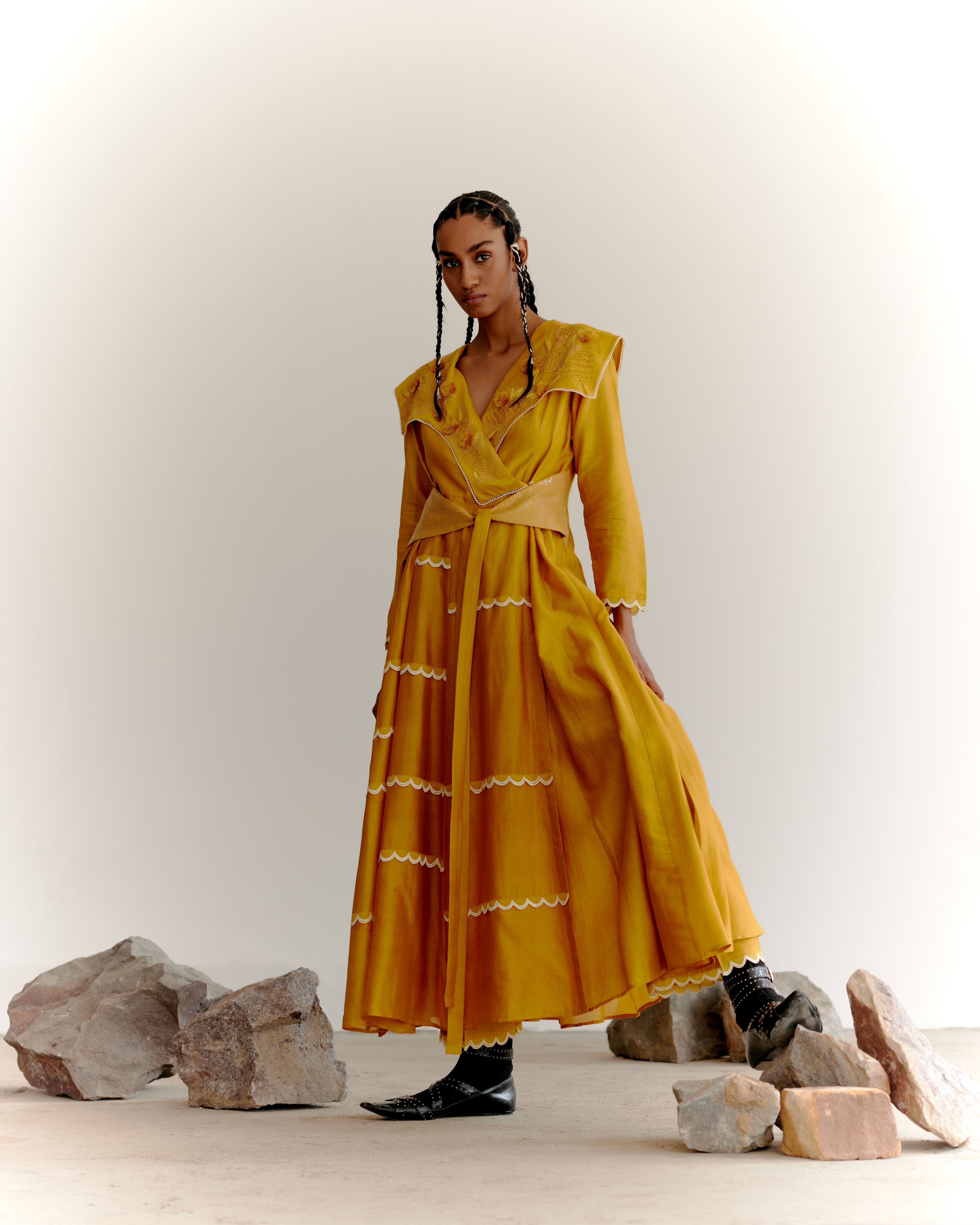 BAHAR TRENCH 2.0 - MUSTARD