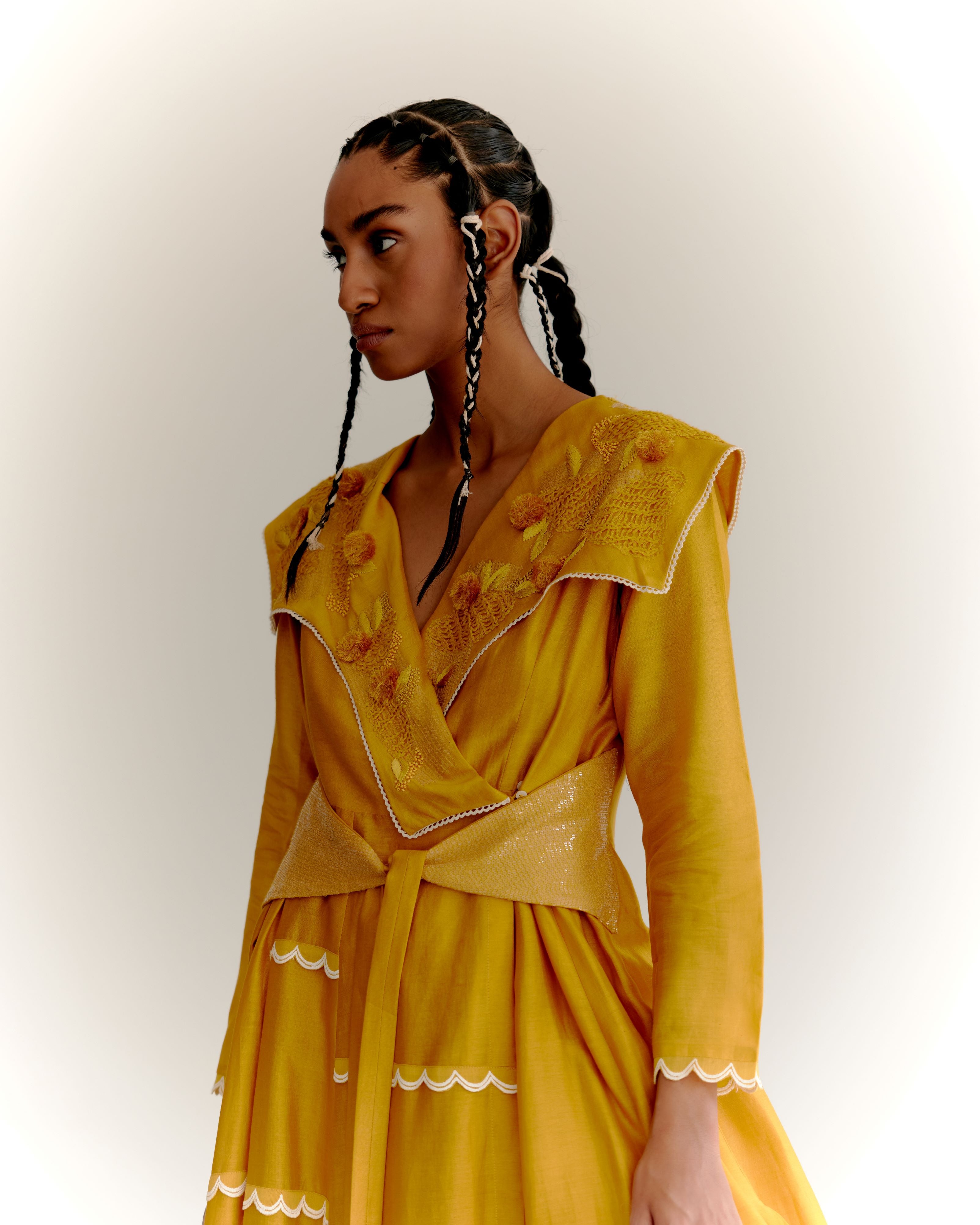 BAHAR TRENCH 2.0 - MUSTARD