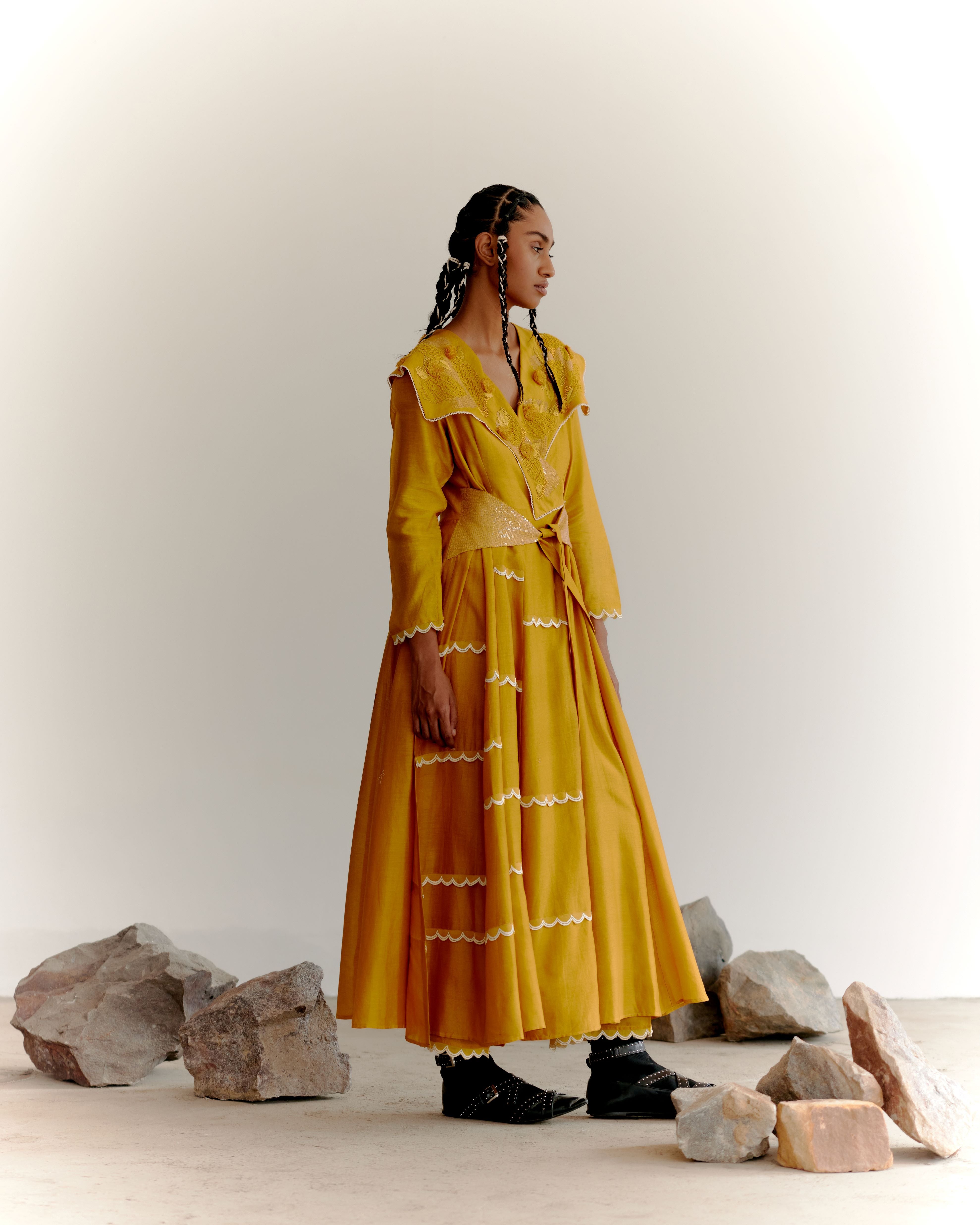 BAHAR TRENCH 2.0 - MUSTARD