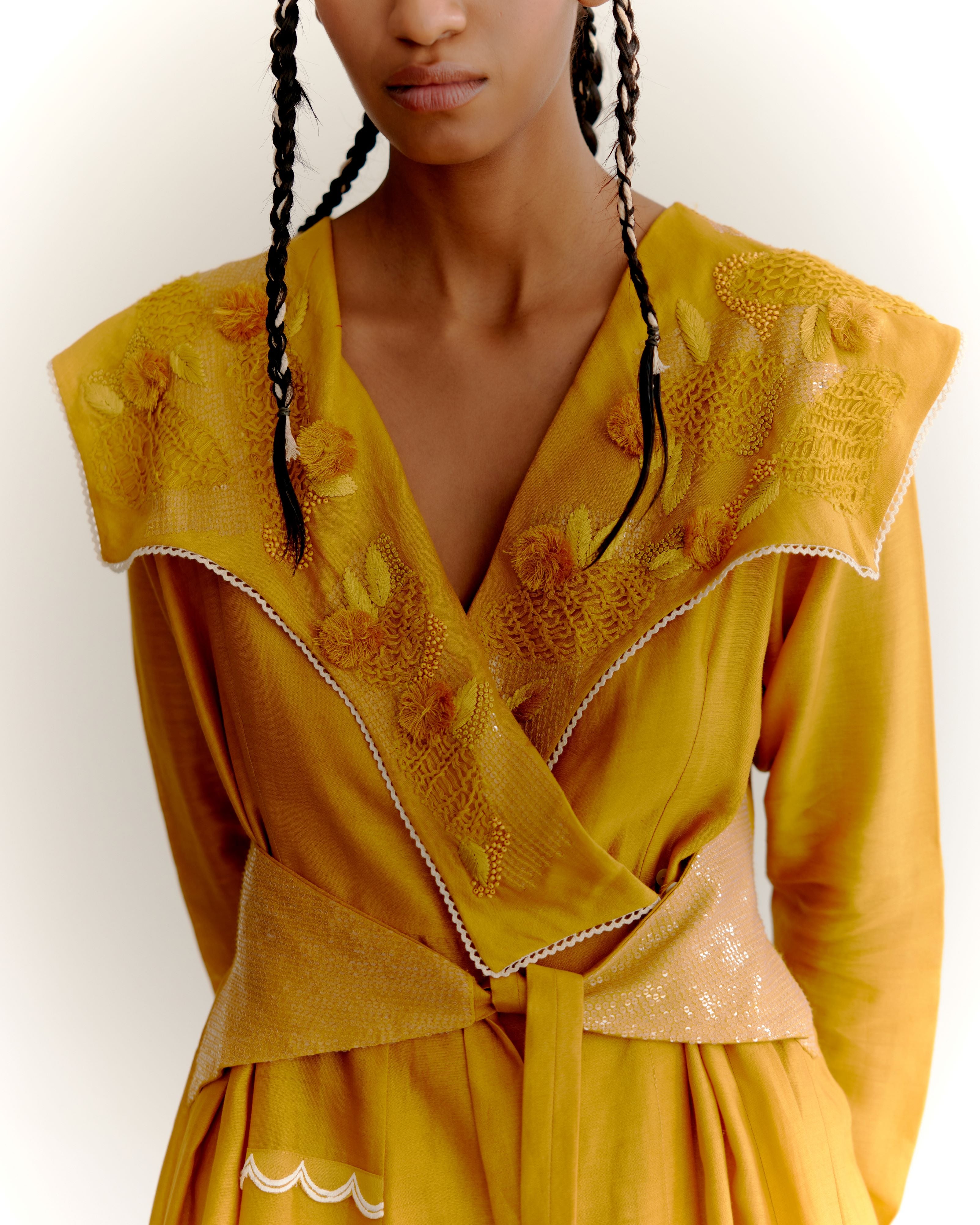 BAHAR TRENCH 2.0 - MUSTARD