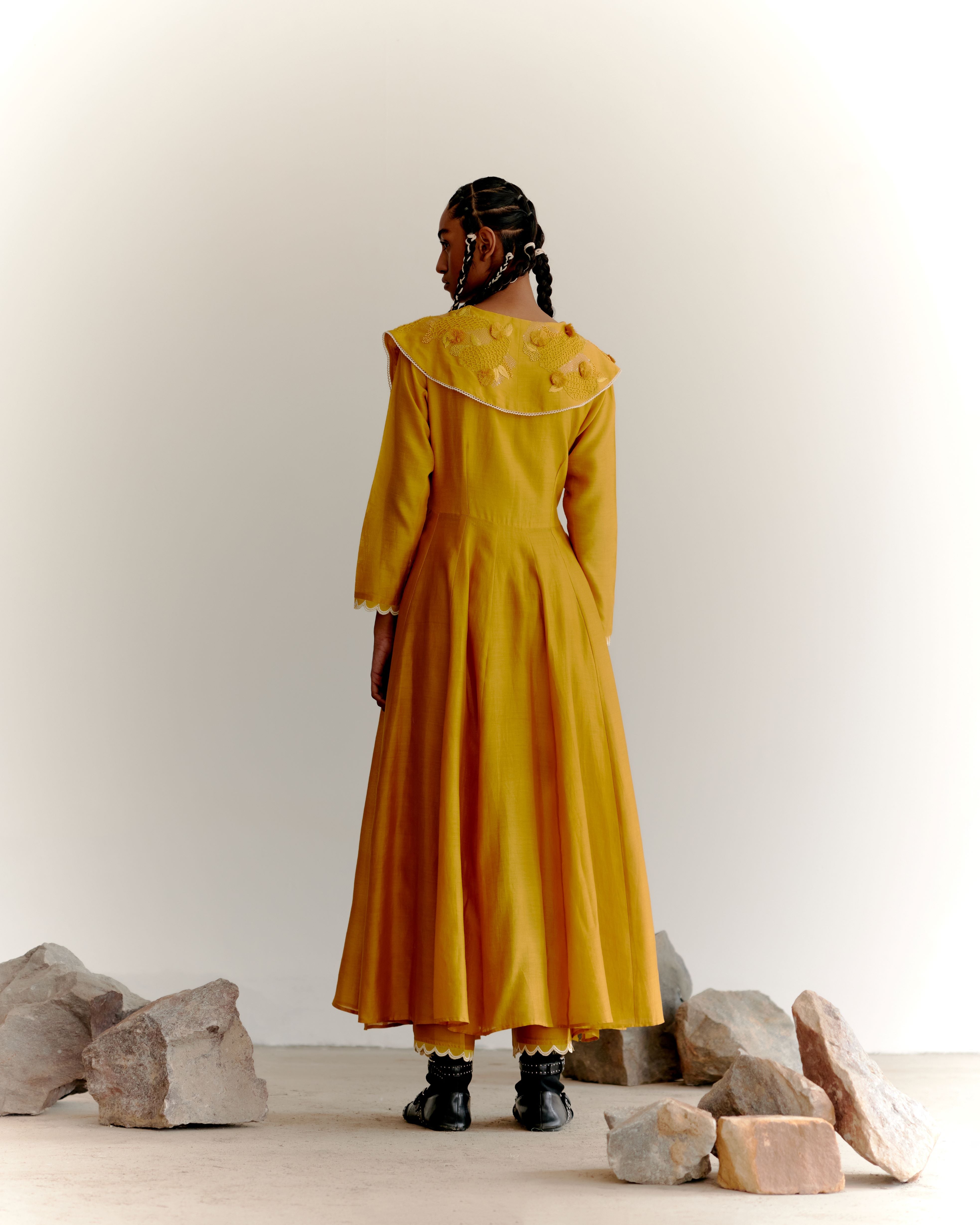 BAHAR TRENCH 2.0 - MUSTARD