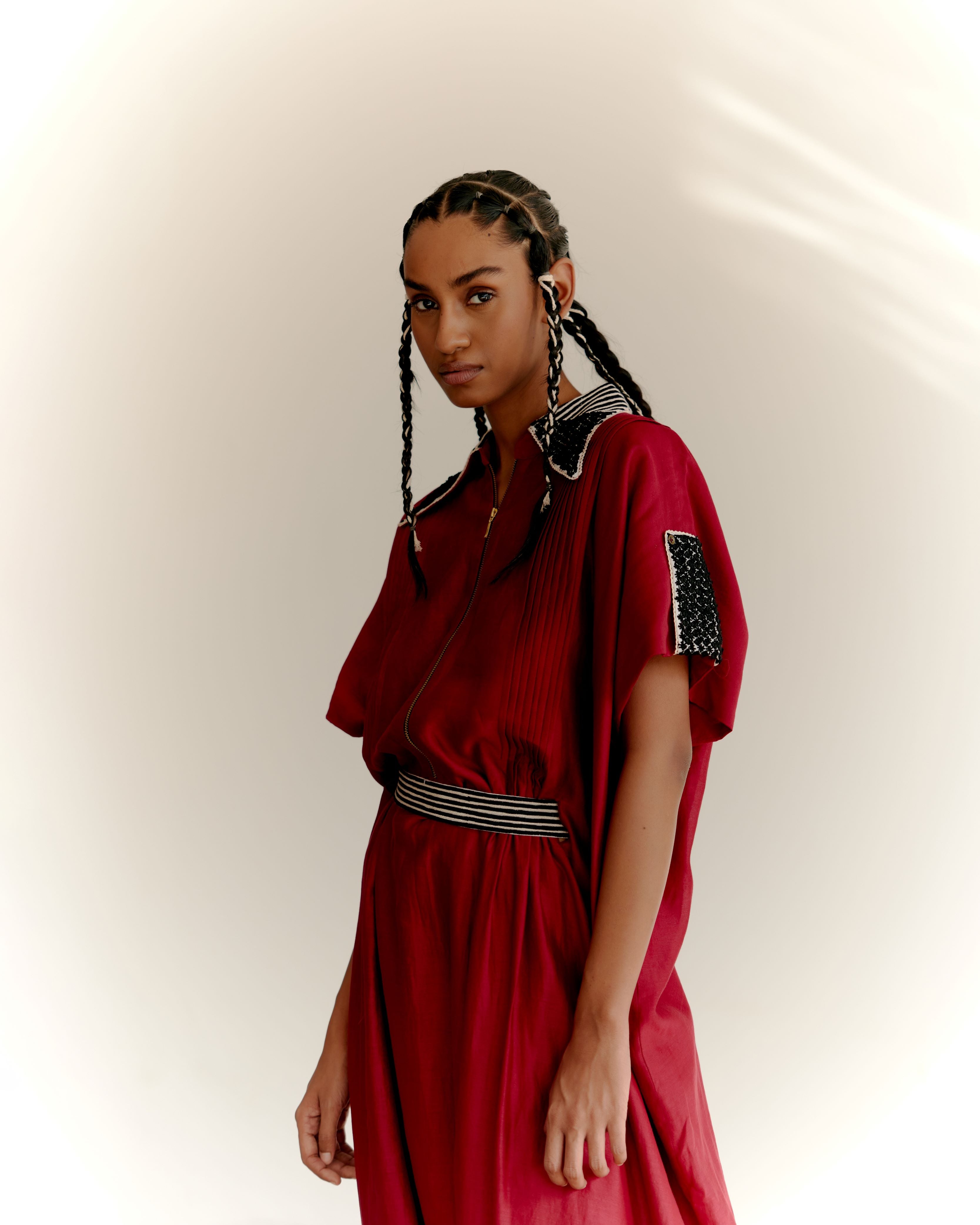 PRIMARY JUMPSUIT - MAROON