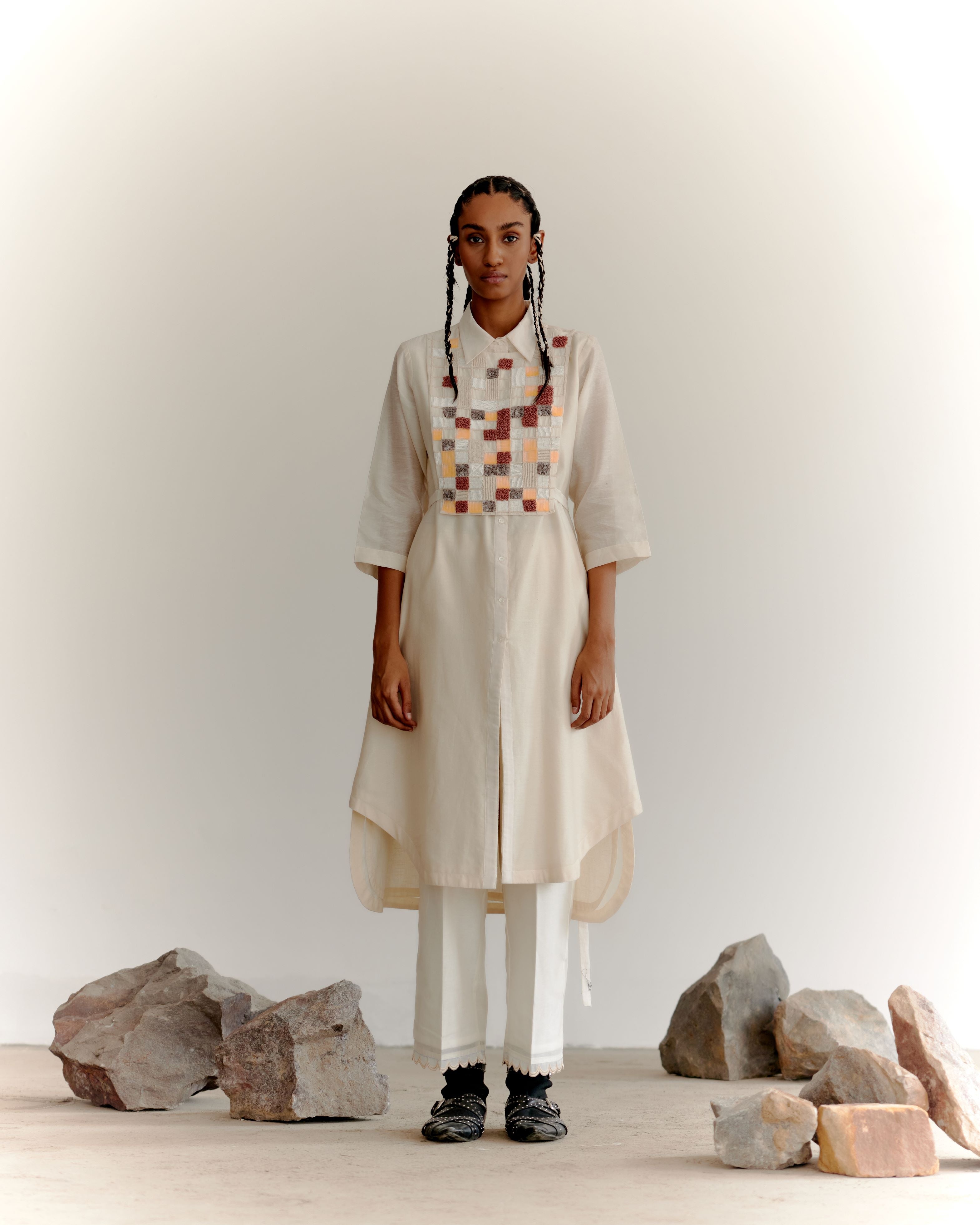 STATEMENT SHIRT - IVORY