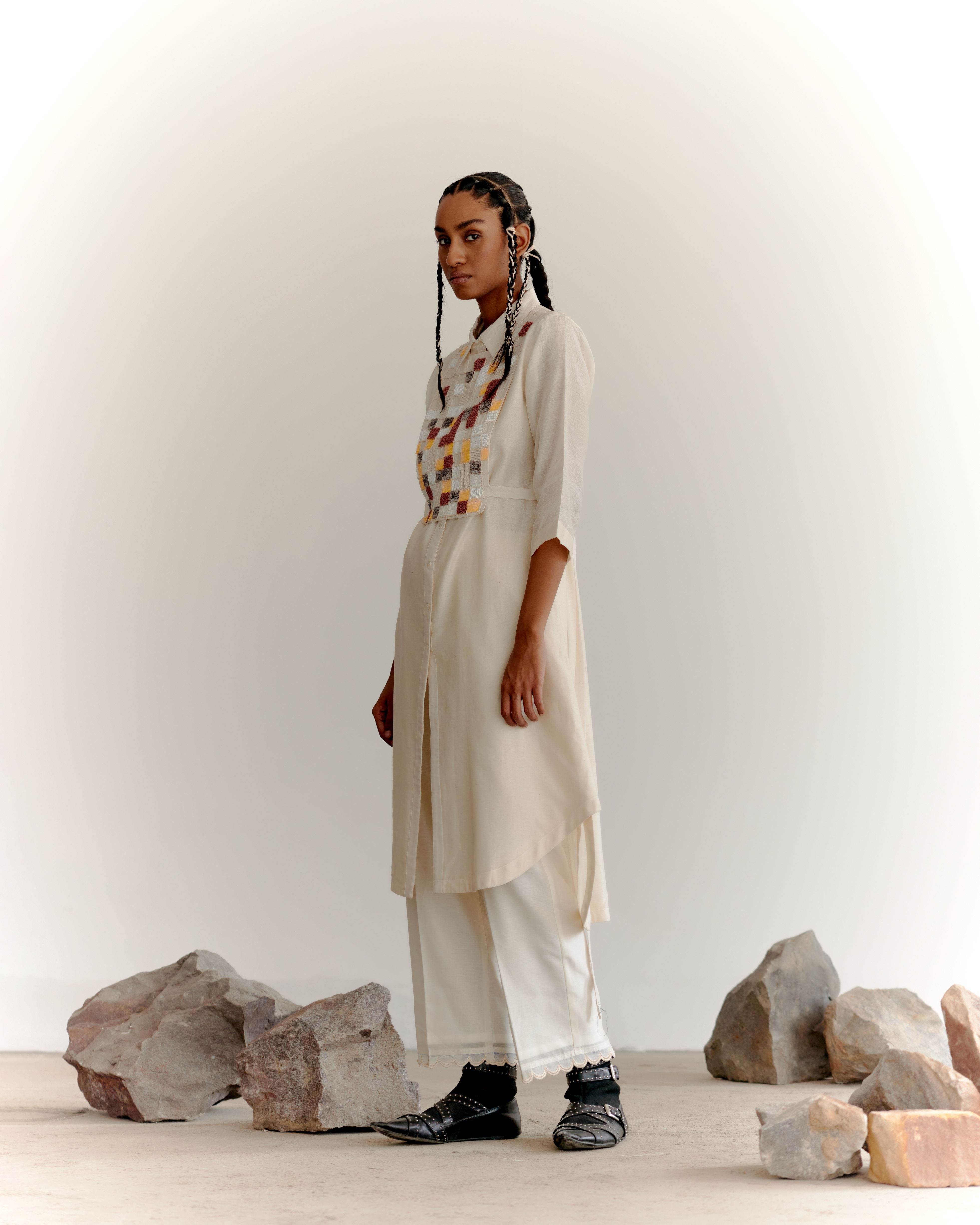 STATEMENT SHIRT - IVORY