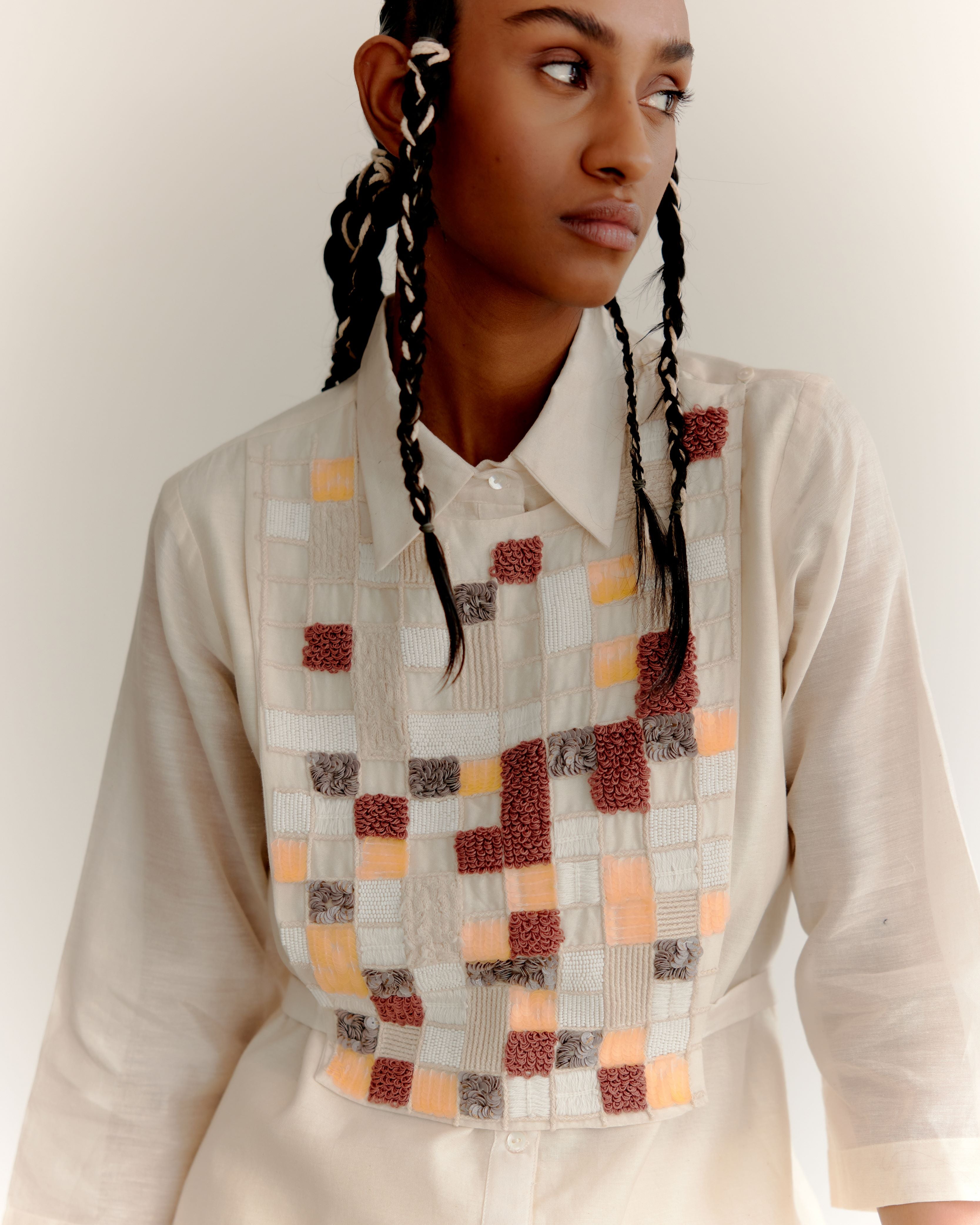 STATEMENT SHIRT - IVORY
