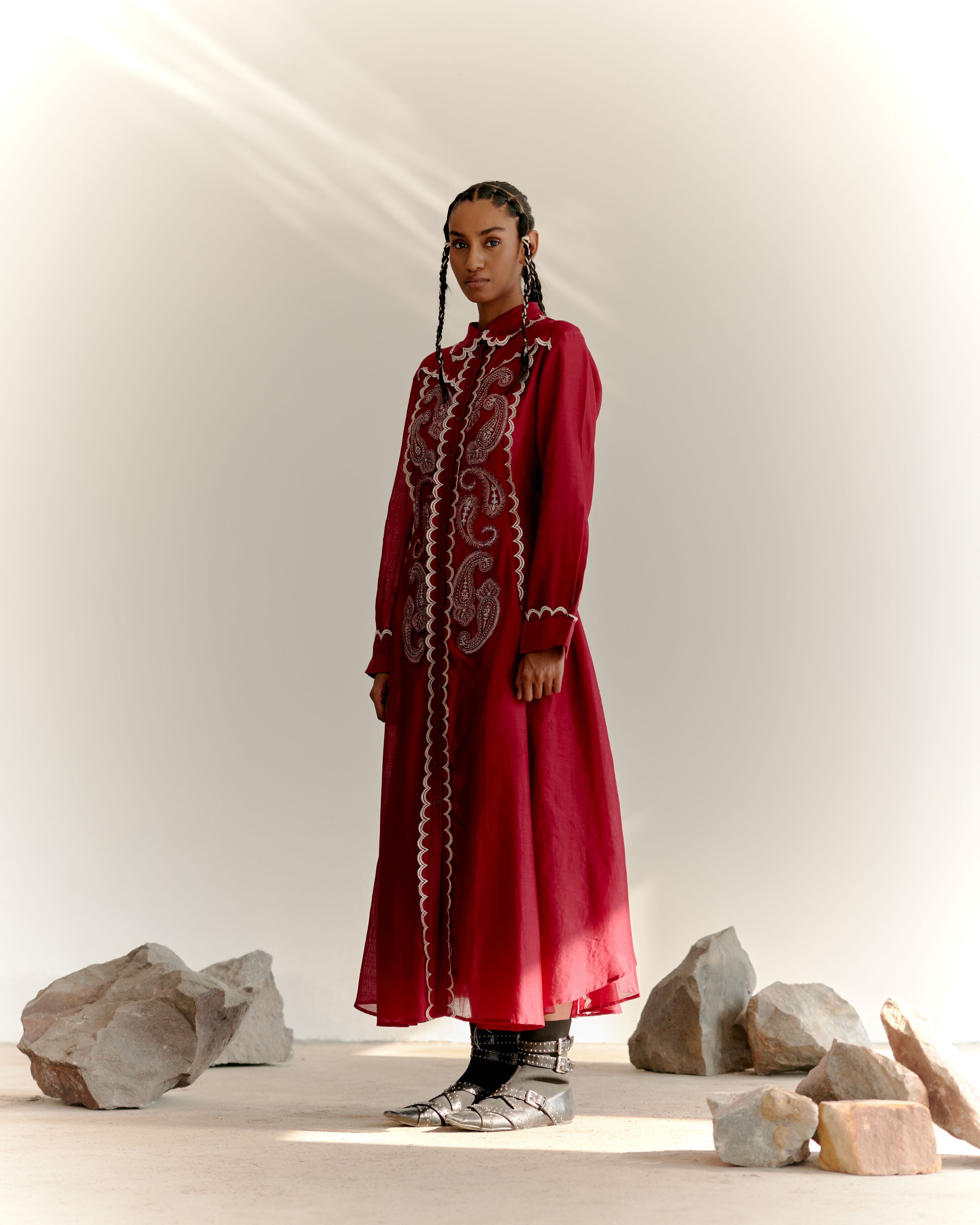 TUNA PAISLEY - MAROON