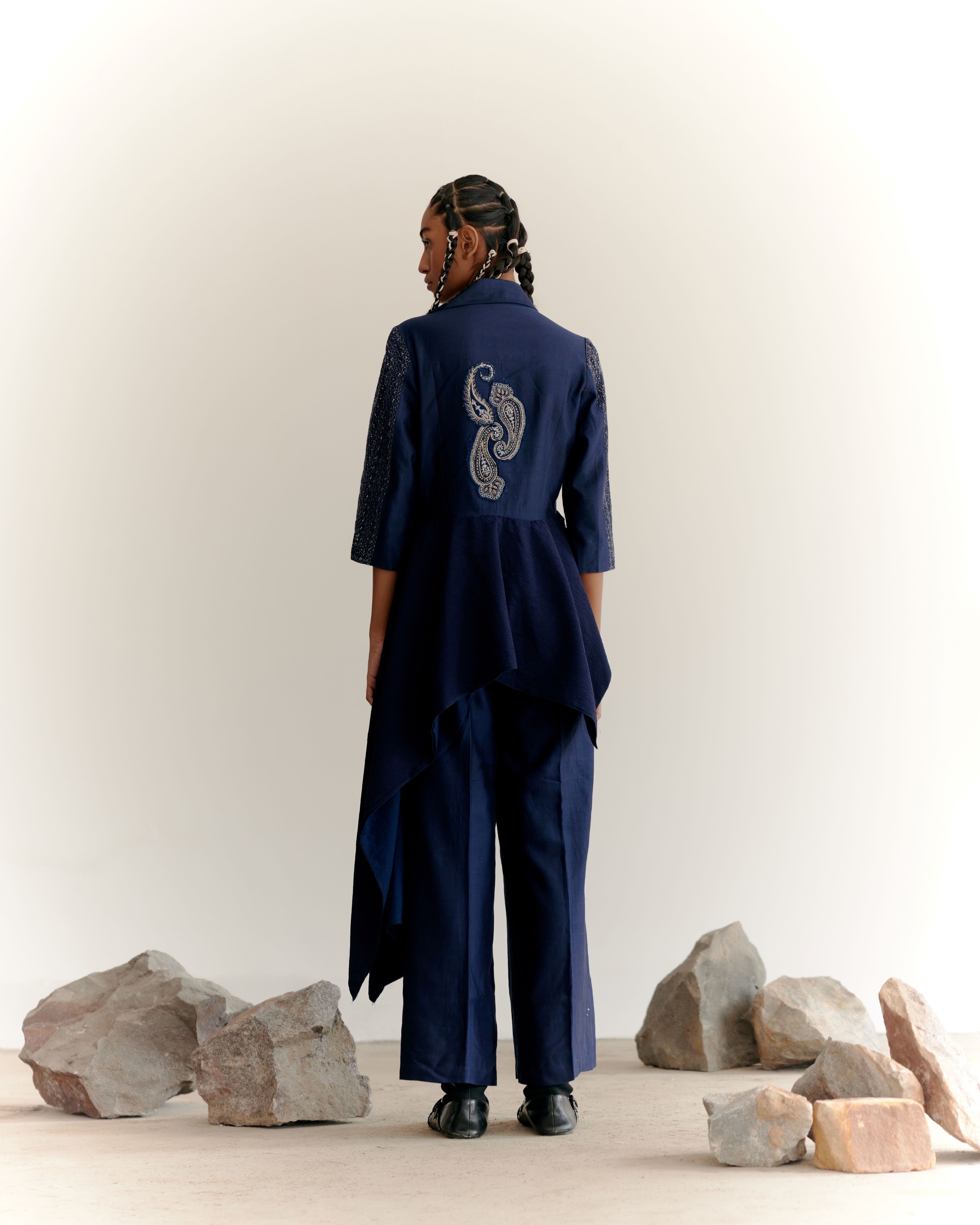WARRIOR JACKET SET - INDIGO