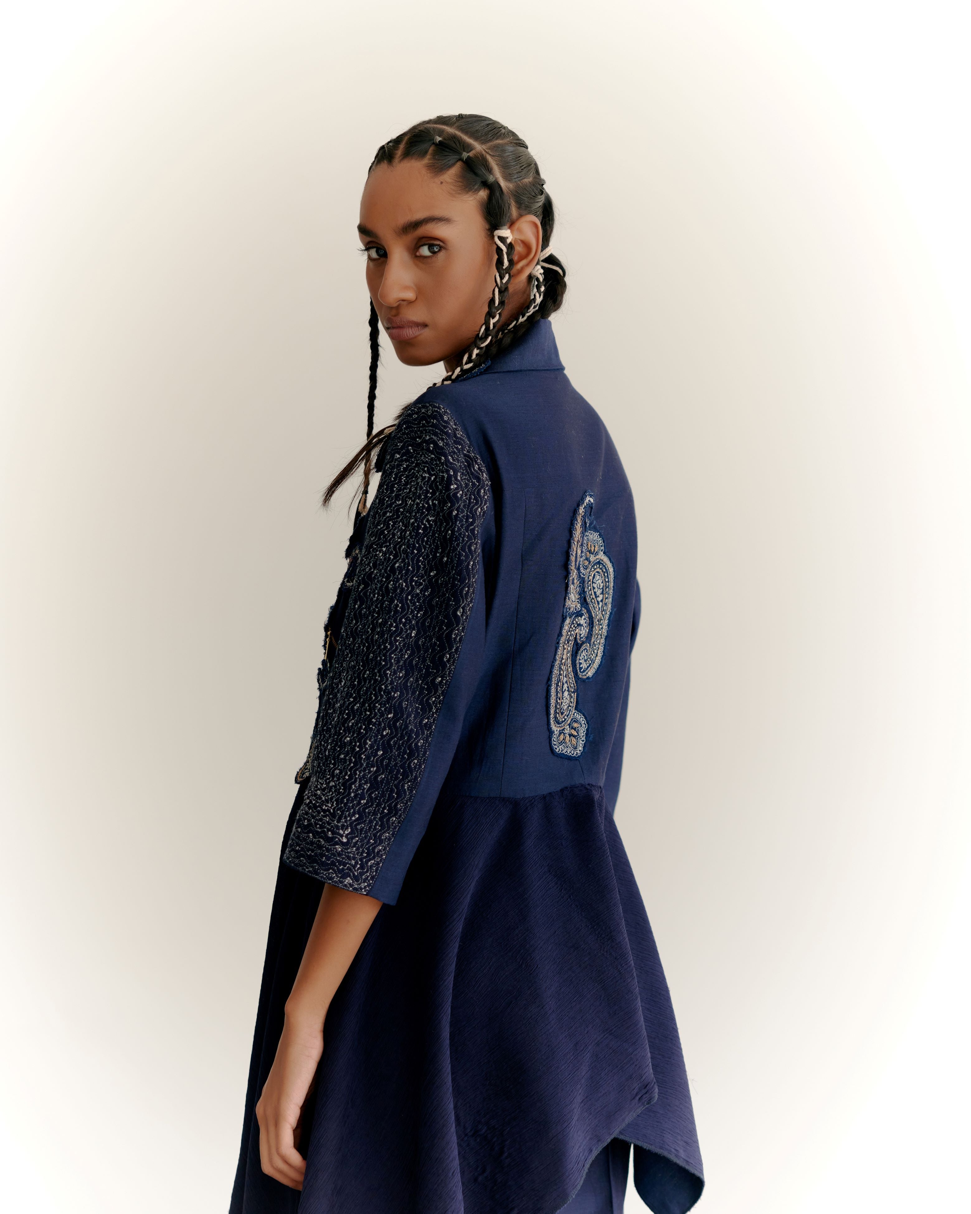 WARRIOR JACKET SET - INDIGO