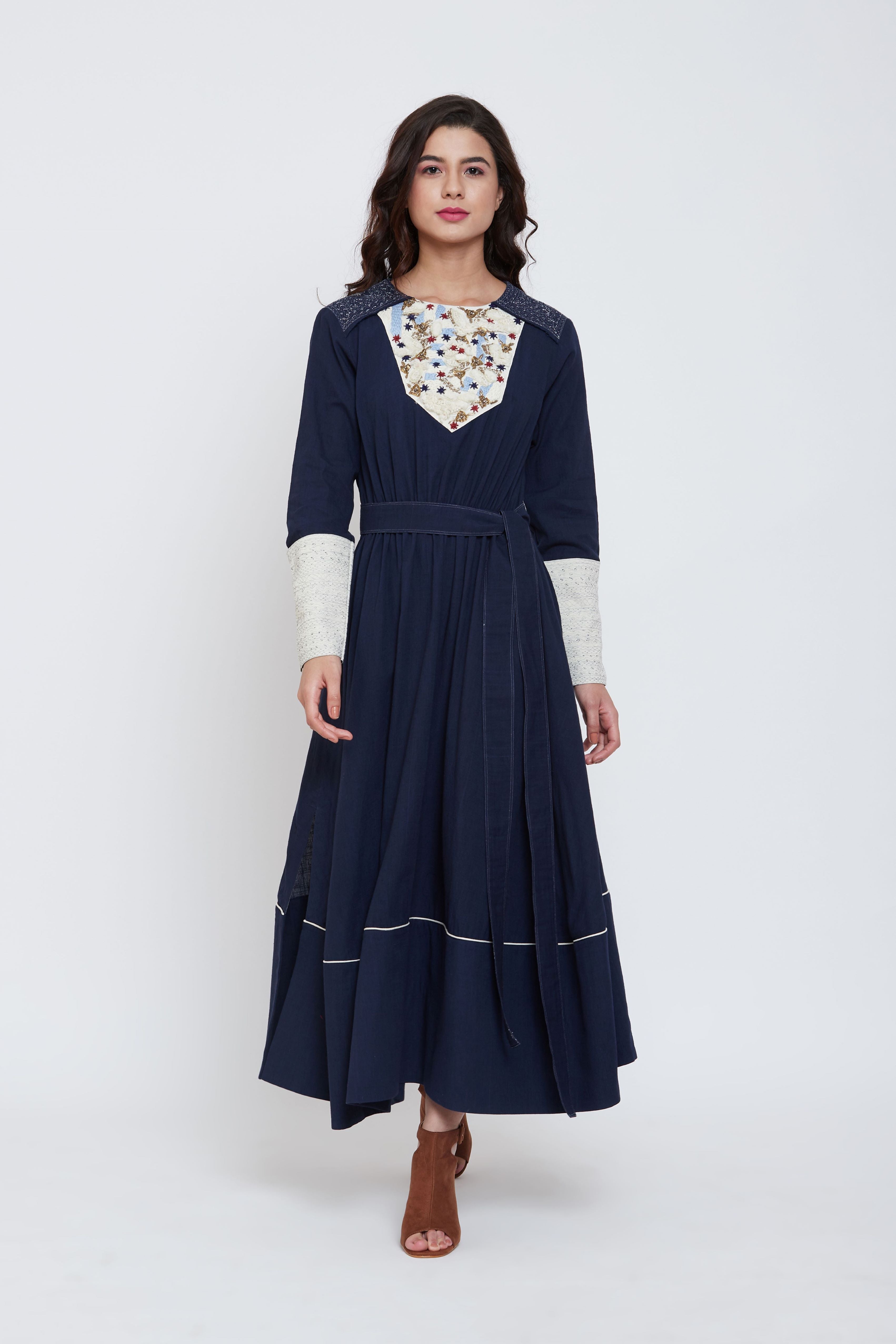 MEHR INDIGO DRESS