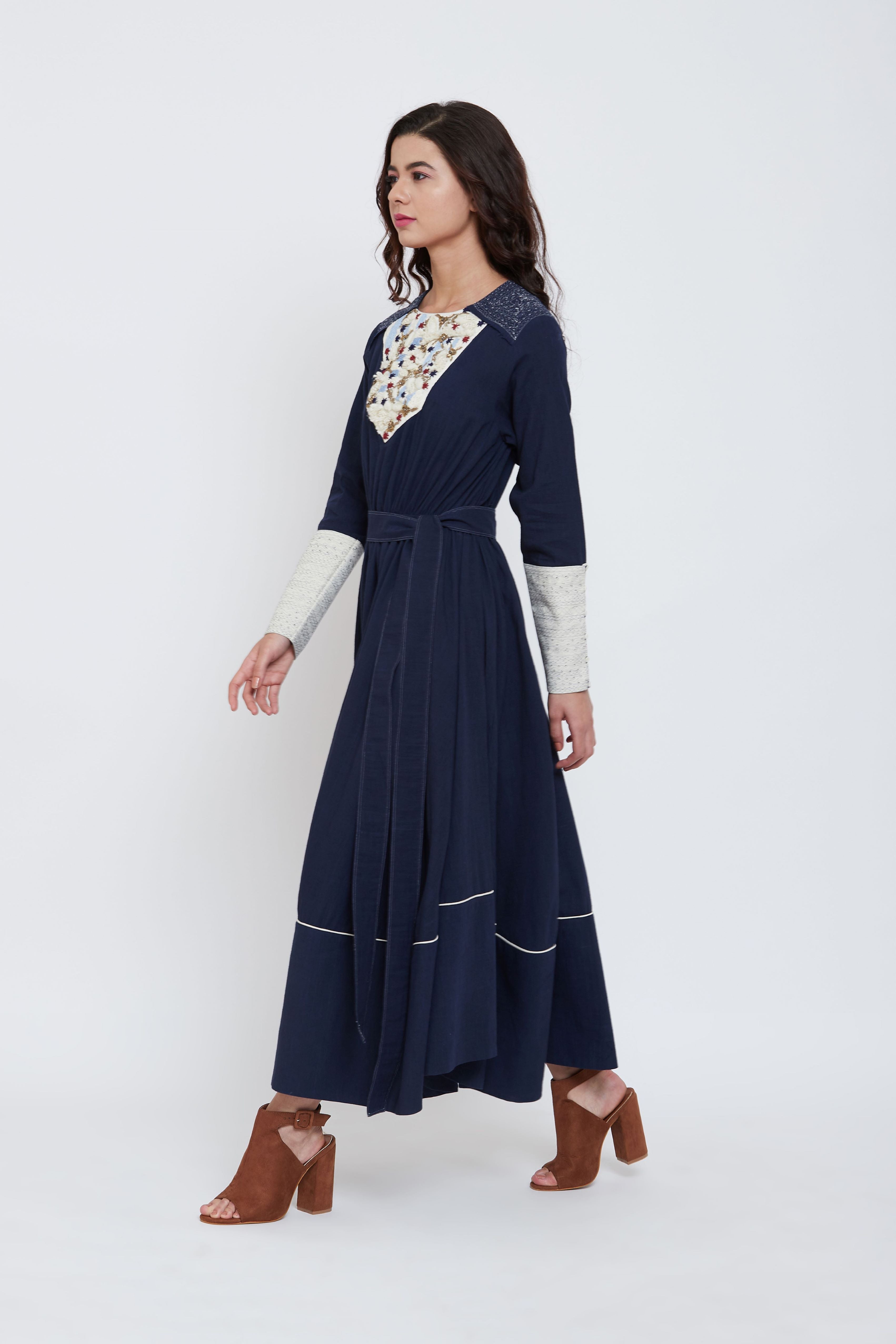 MEHR INDIGO DRESS