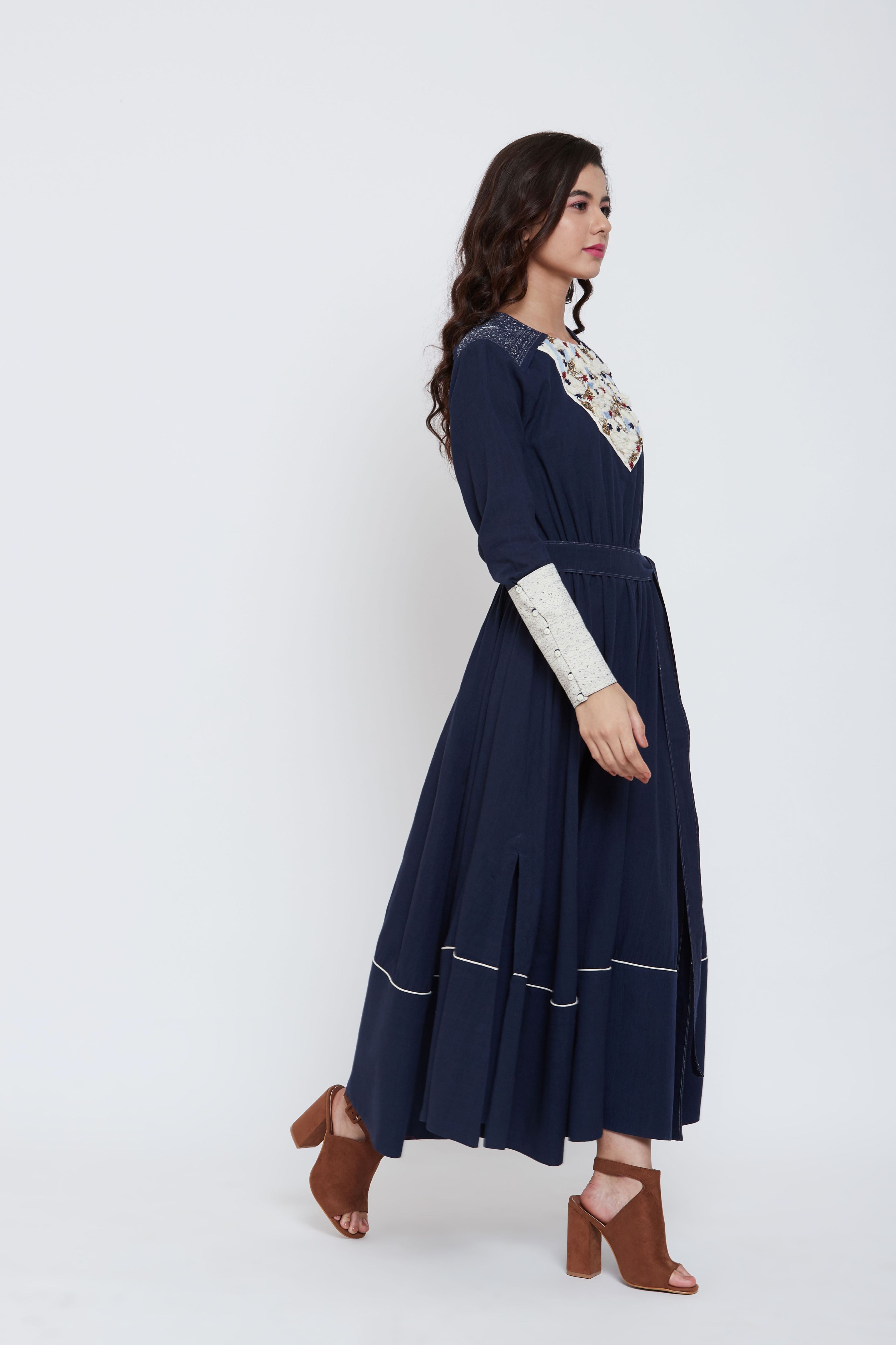 MEHR INDIGO DRESS