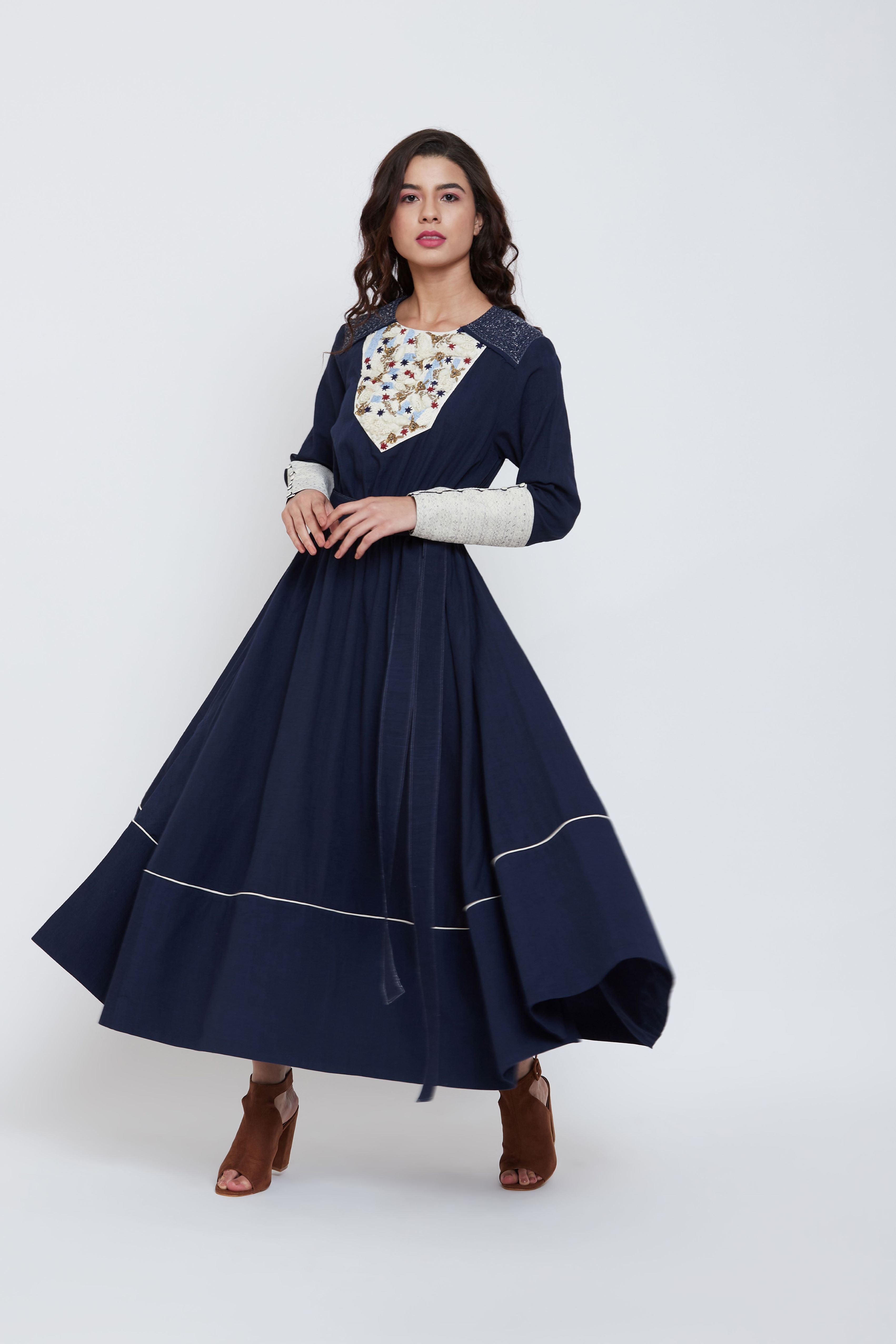 MEHR INDIGO DRESS