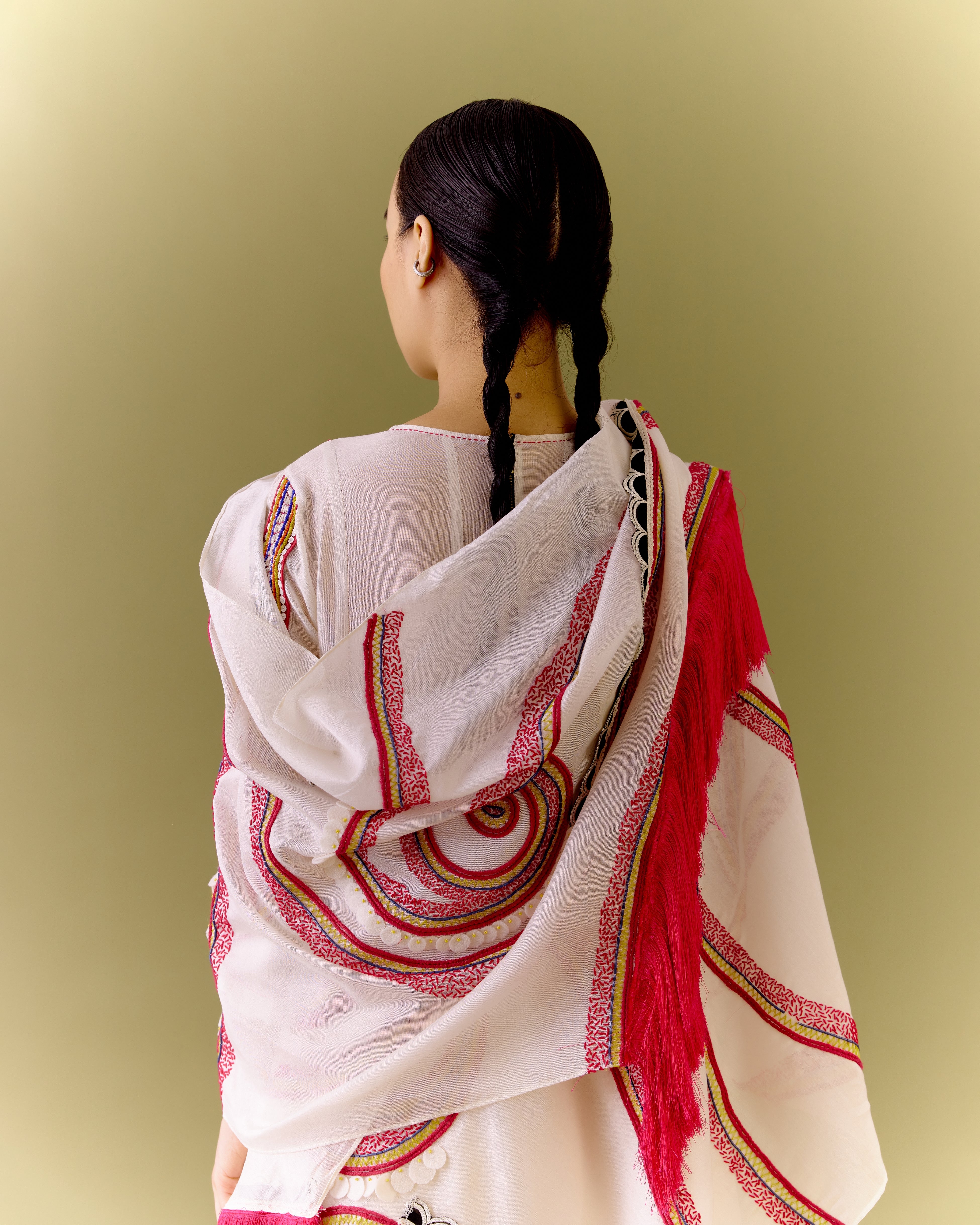 ENCHANTED IVORY KURTA