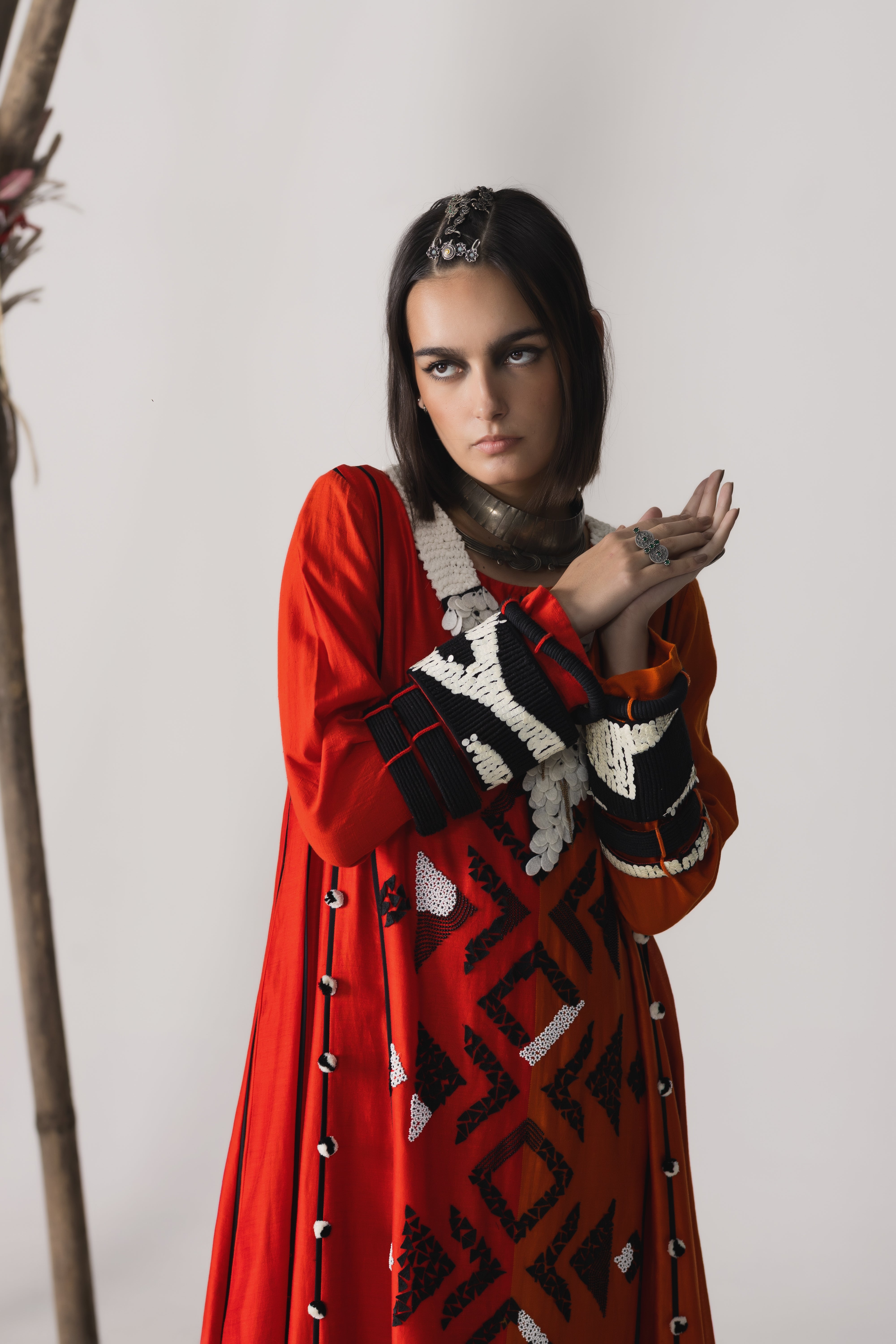 Half and half orange