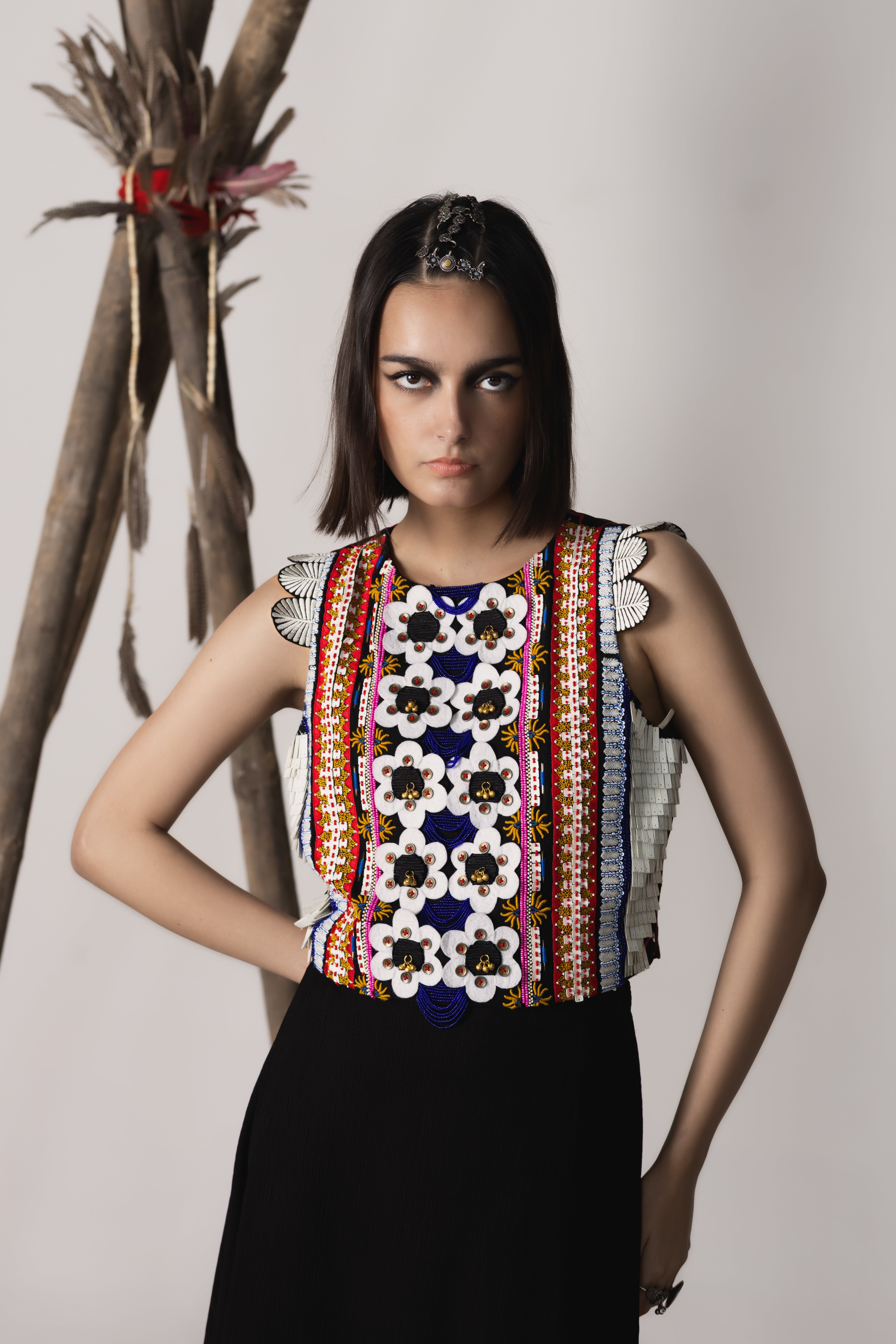 Tribal bloom black