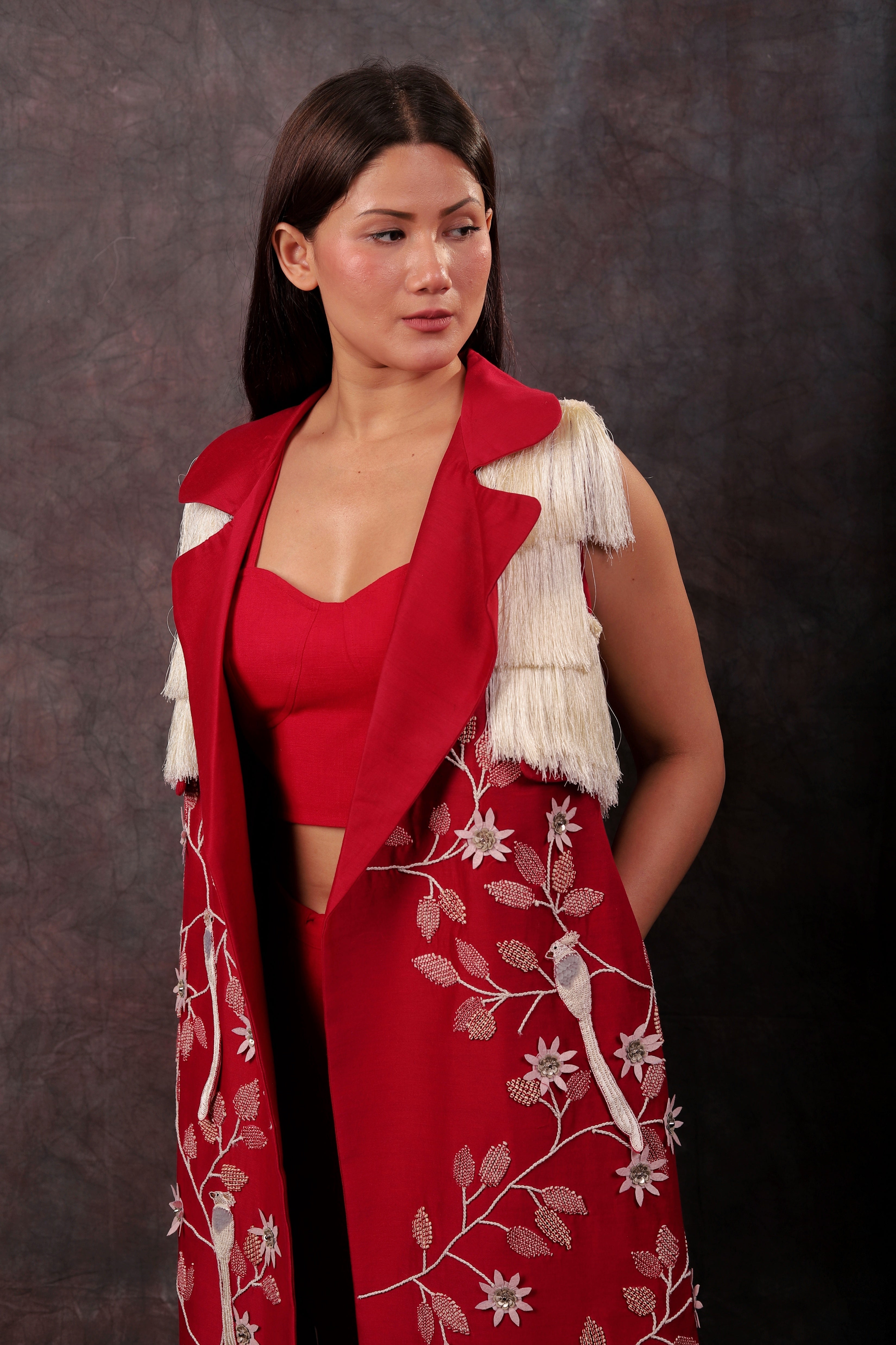 LONG FAGU SET - RED