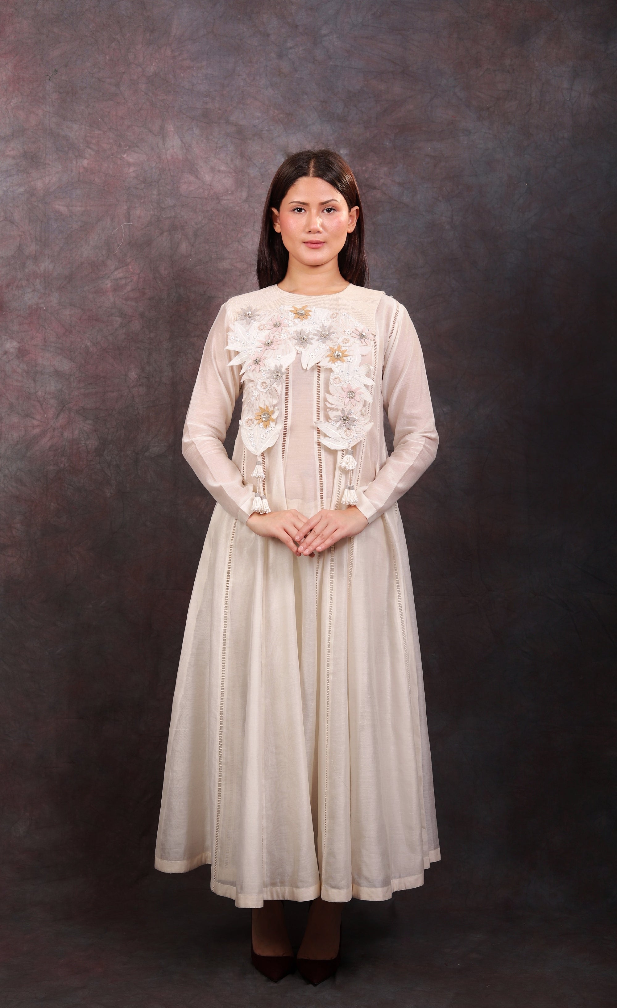 LEAF KALIDAR SET - IVORY