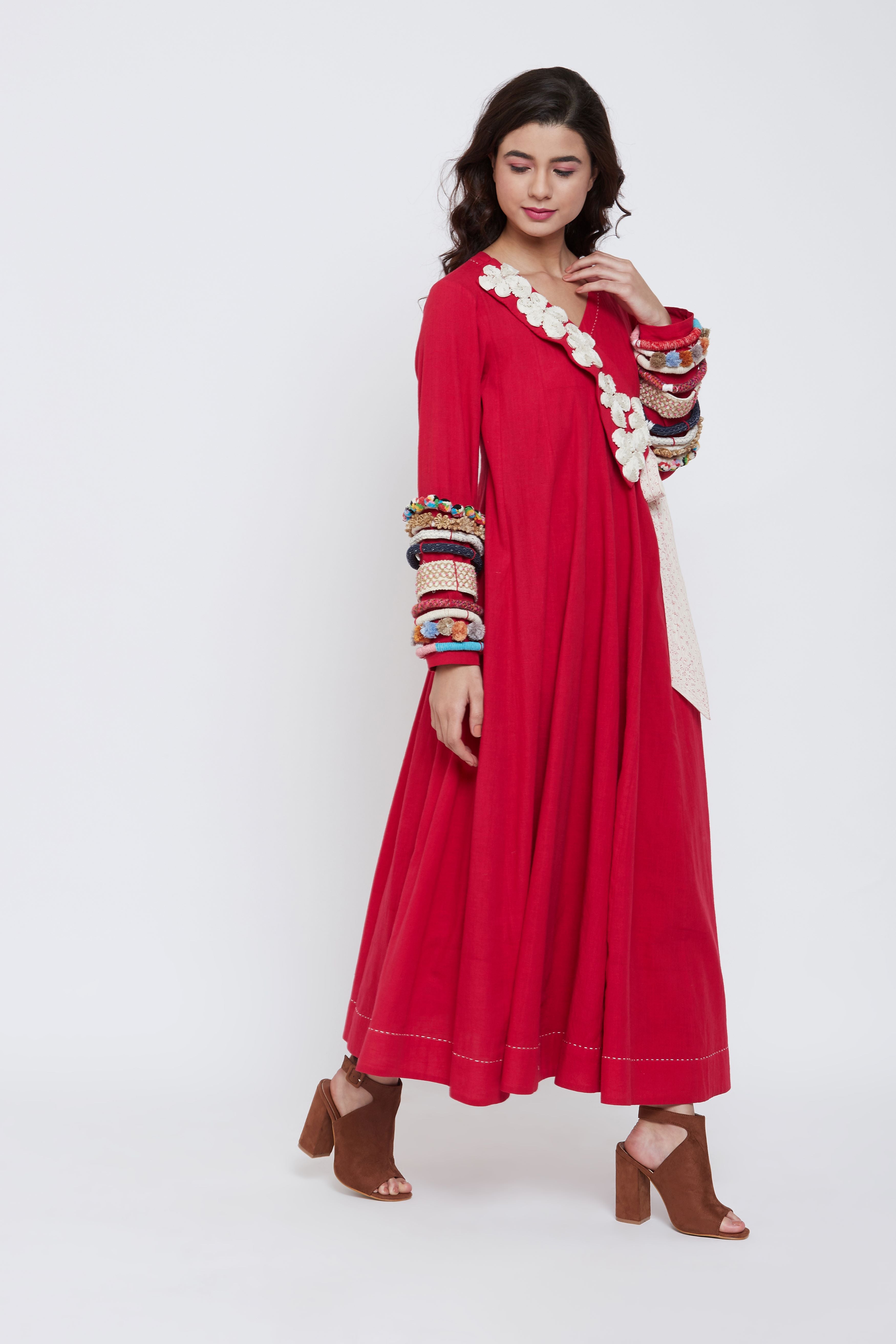 HAMZA CHERRY DRESS