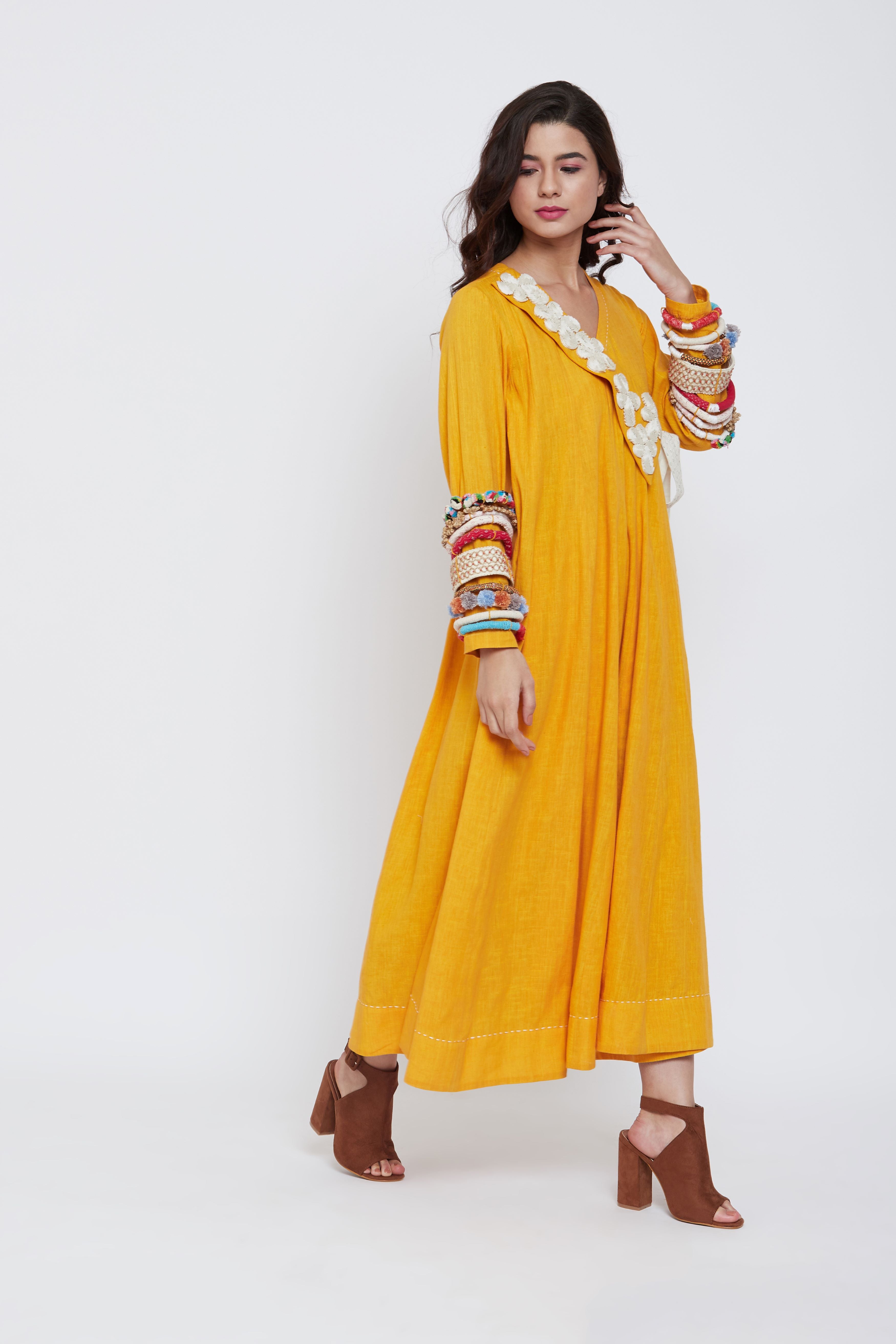 HAMZA TURMERIC DRESS