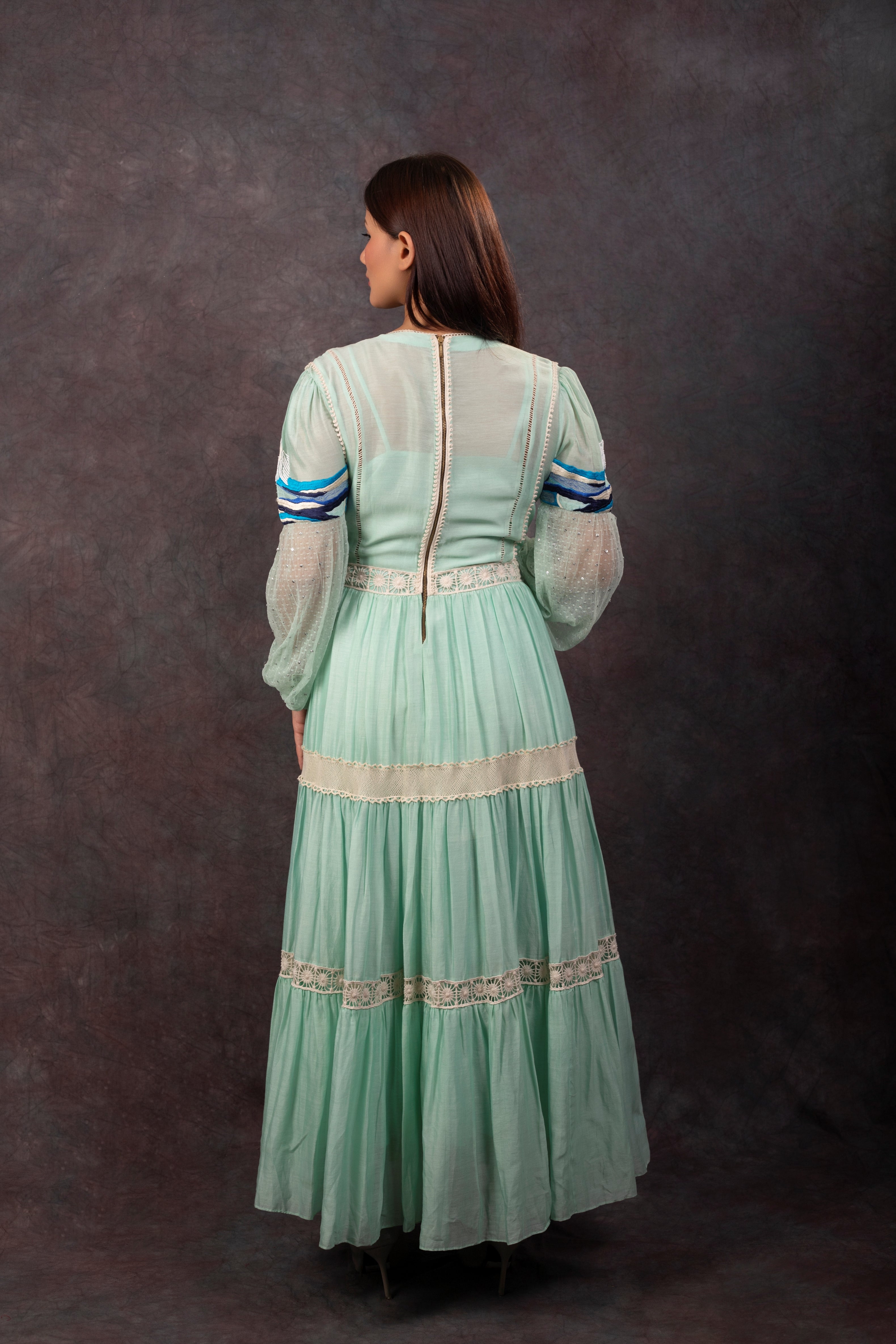 RIVER DRESS - ICE BLUE