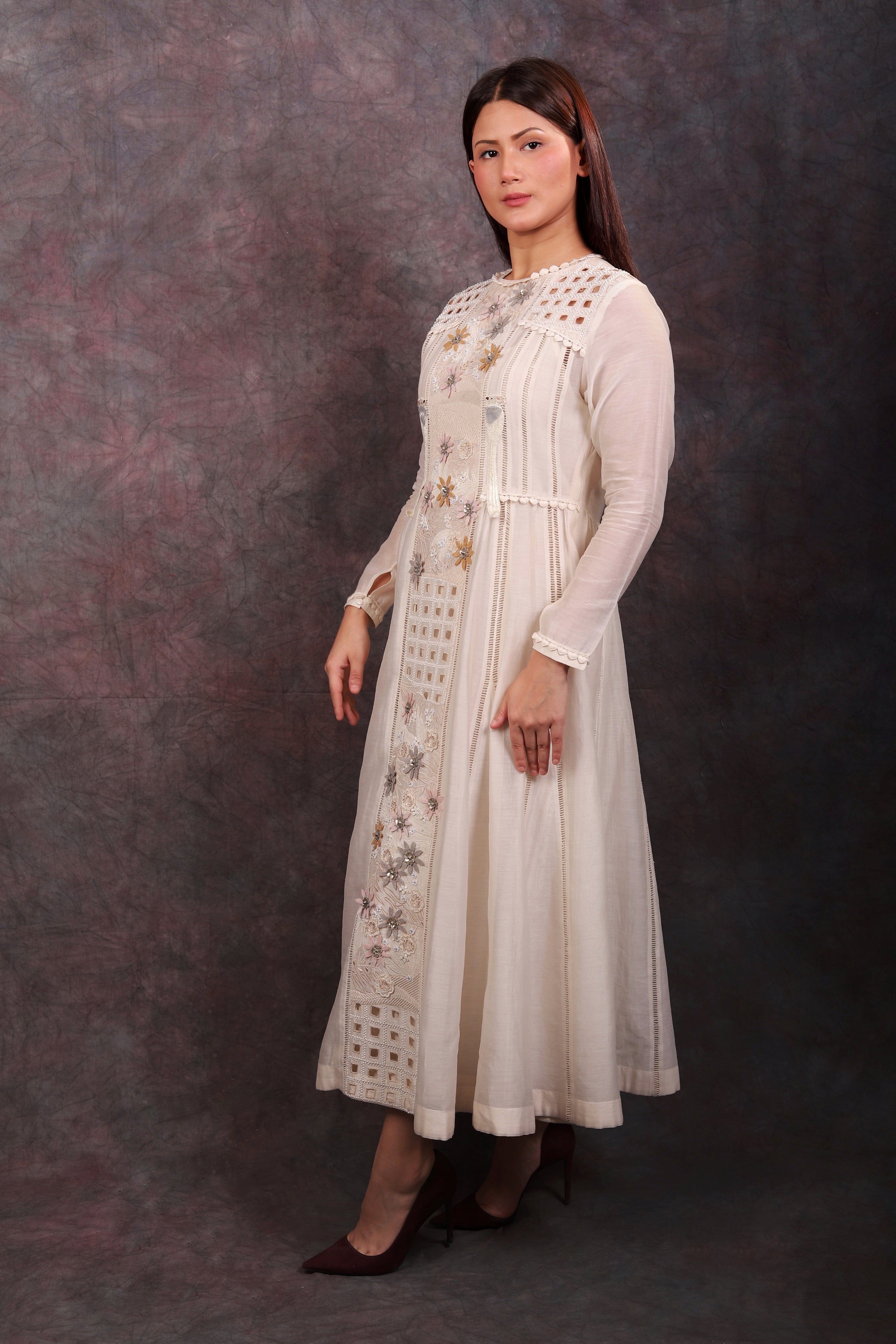 NATURE DRESS - IVORY