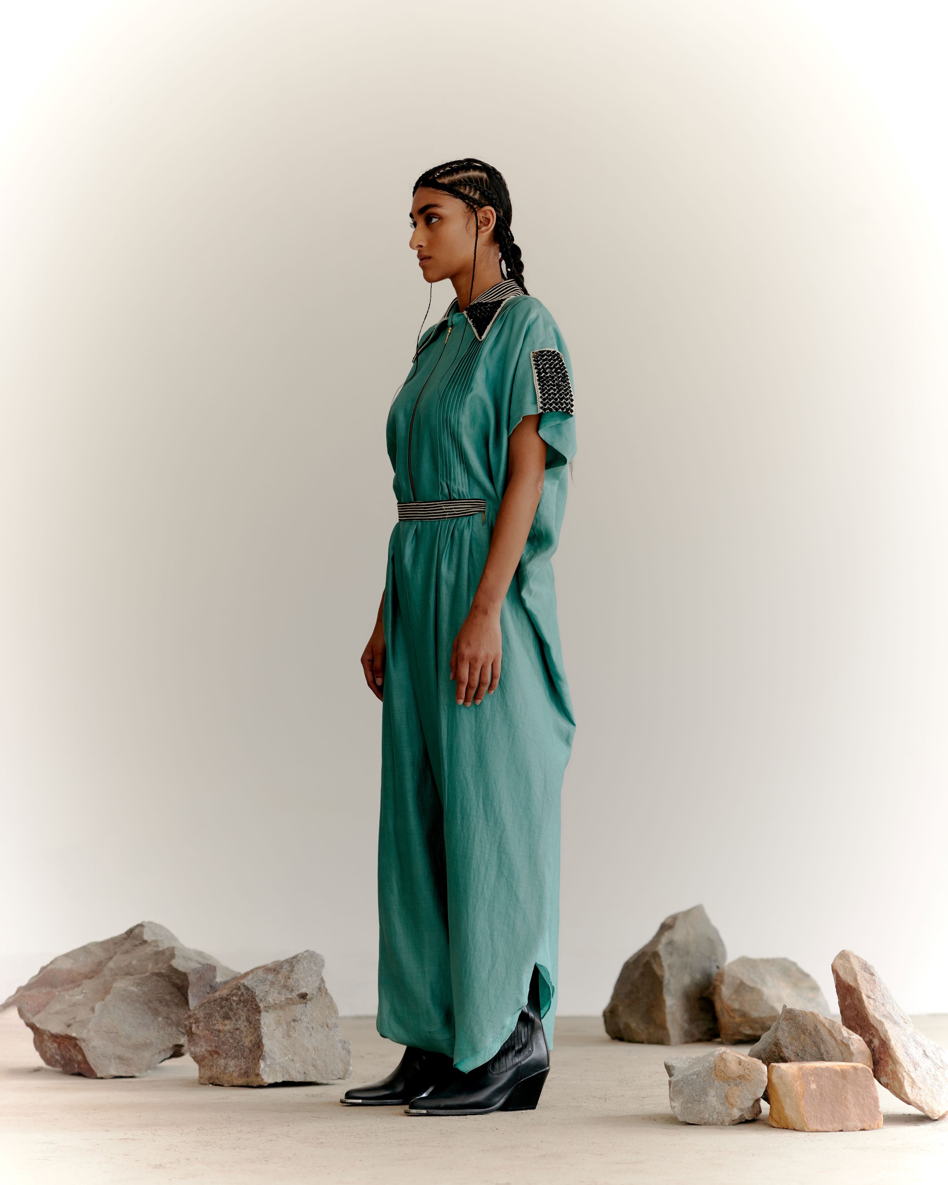 PRIMARY JUMPSUIT - SAGE