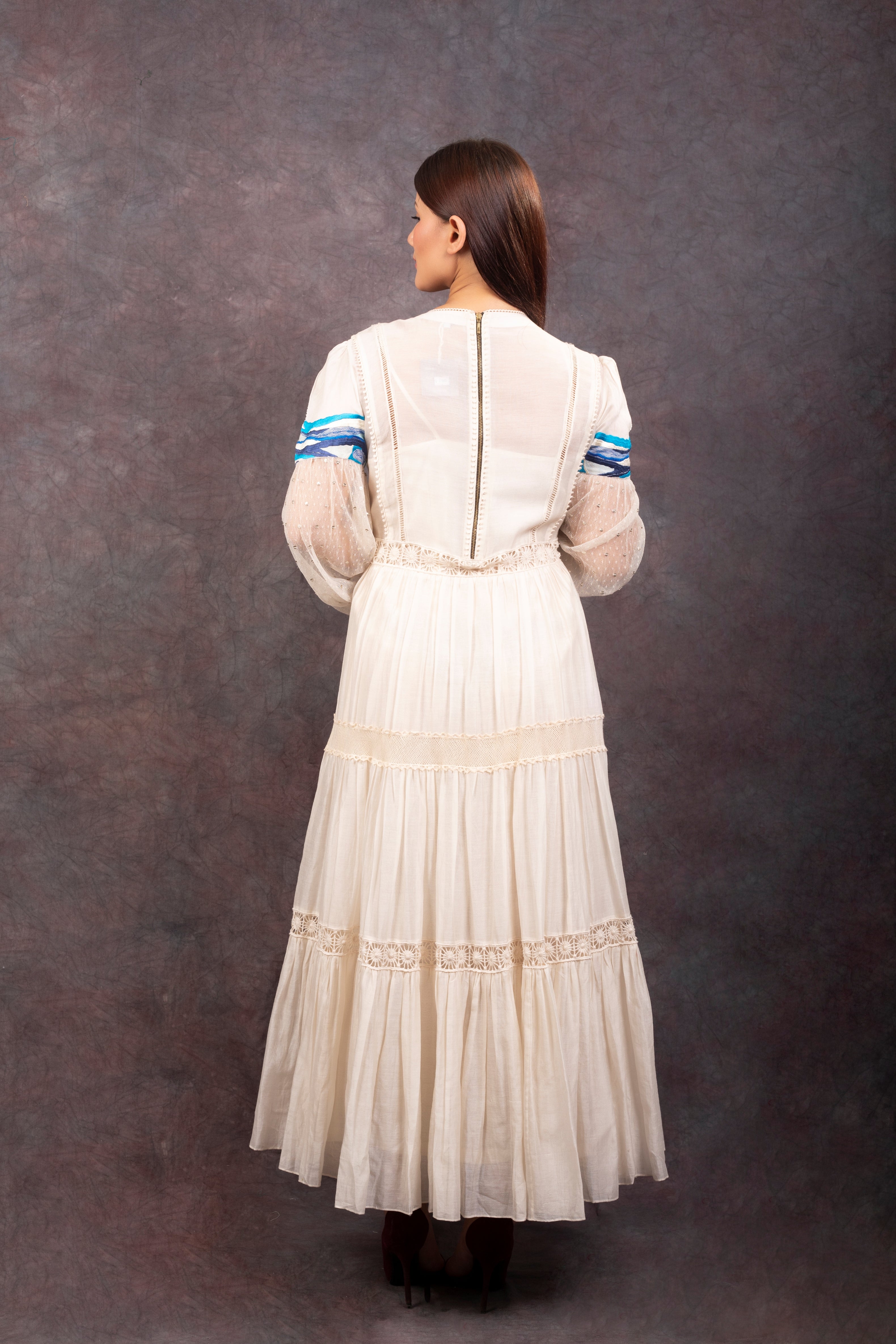 RIVER DRESS - IVORY